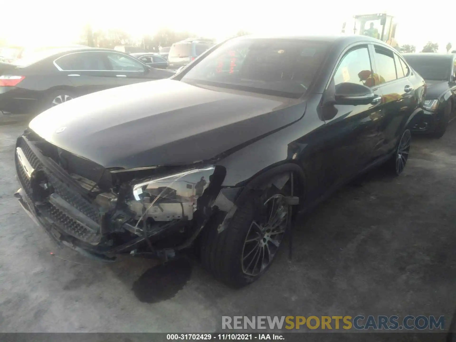 2 Photograph of a damaged car W1N0J8EB6MF937842 MERCEDES-BENZ GLC 2021