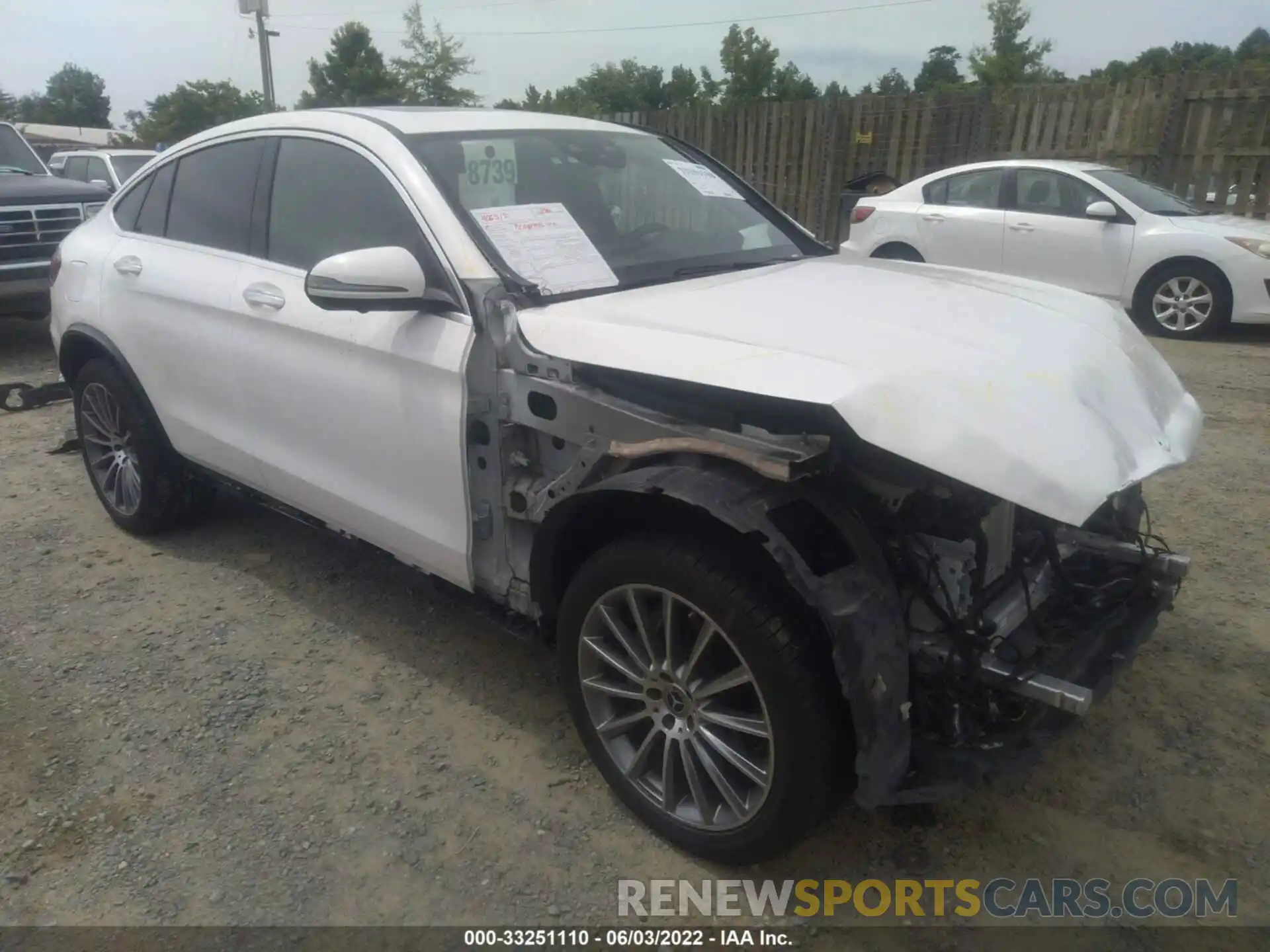 1 Photograph of a damaged car W1N0J8EB7MF892622 MERCEDES-BENZ GLC 2021