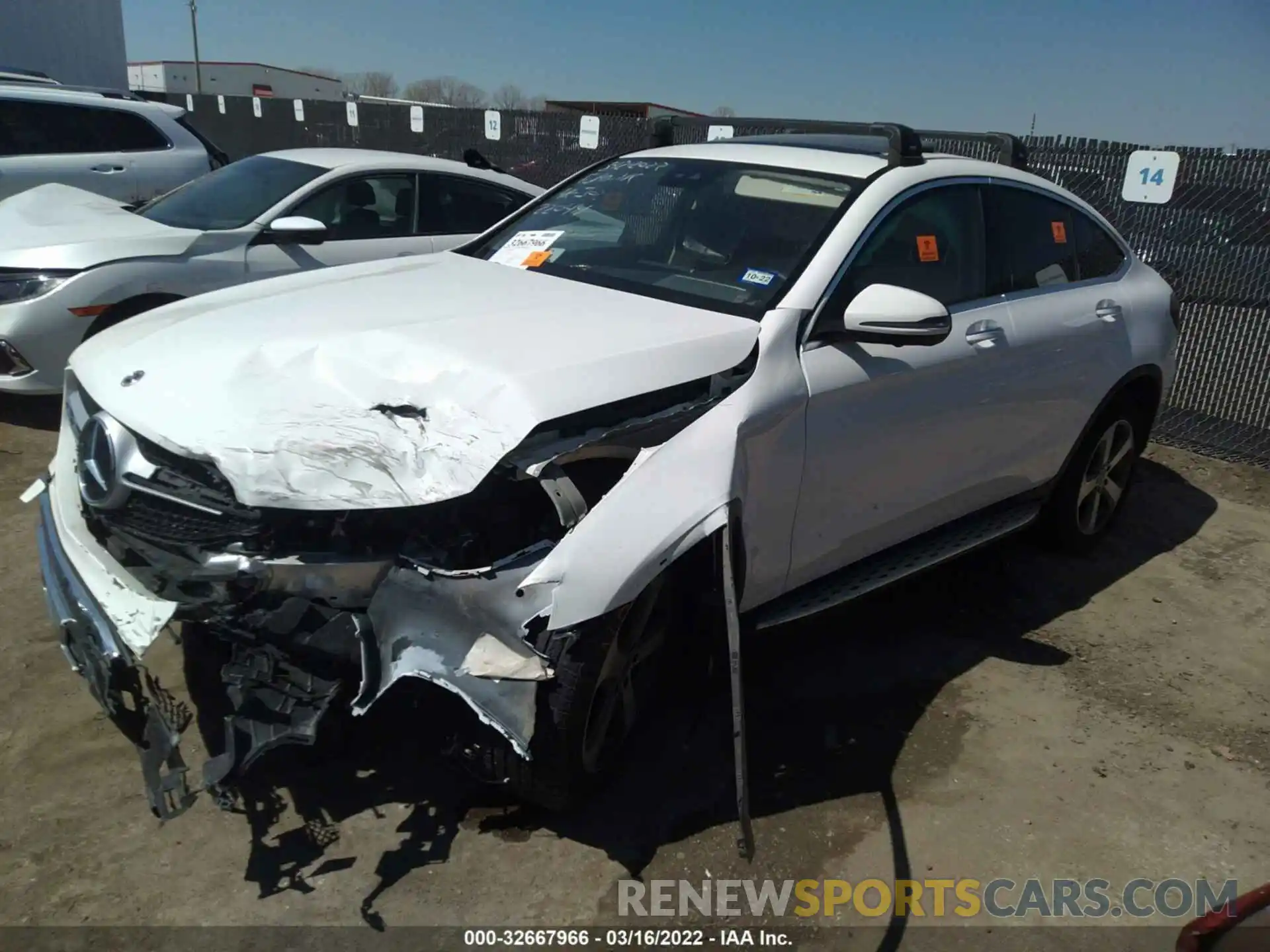 2 Photograph of a damaged car W1N0J8EB7MF913419 MERCEDES-BENZ GLC 2021