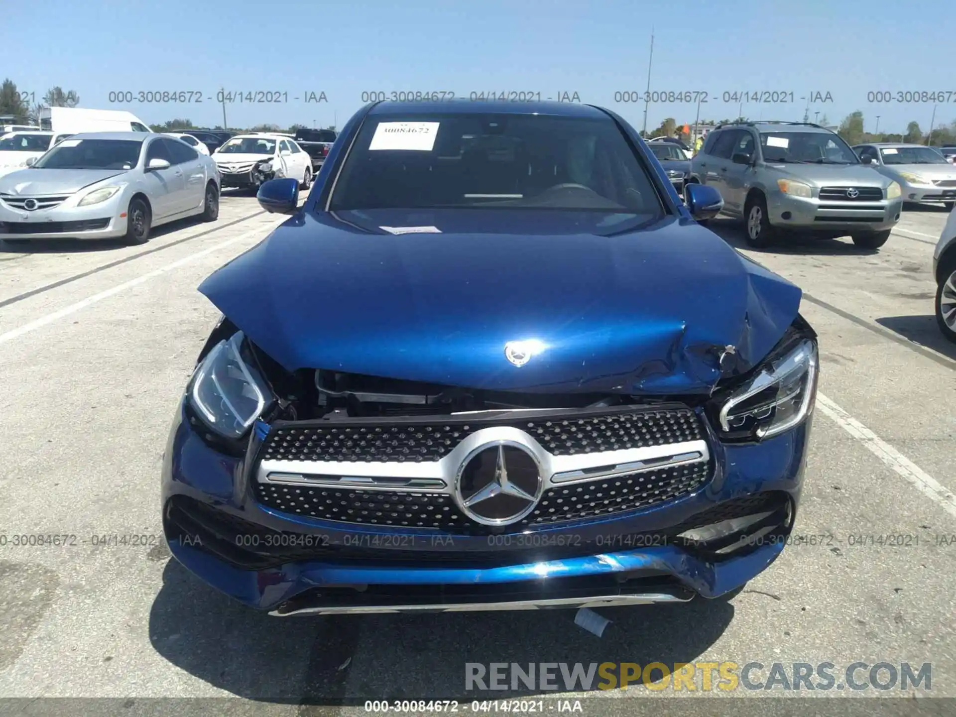 6 Photograph of a damaged car W1N0J8EB8MF920489 MERCEDES-BENZ GLC 2021