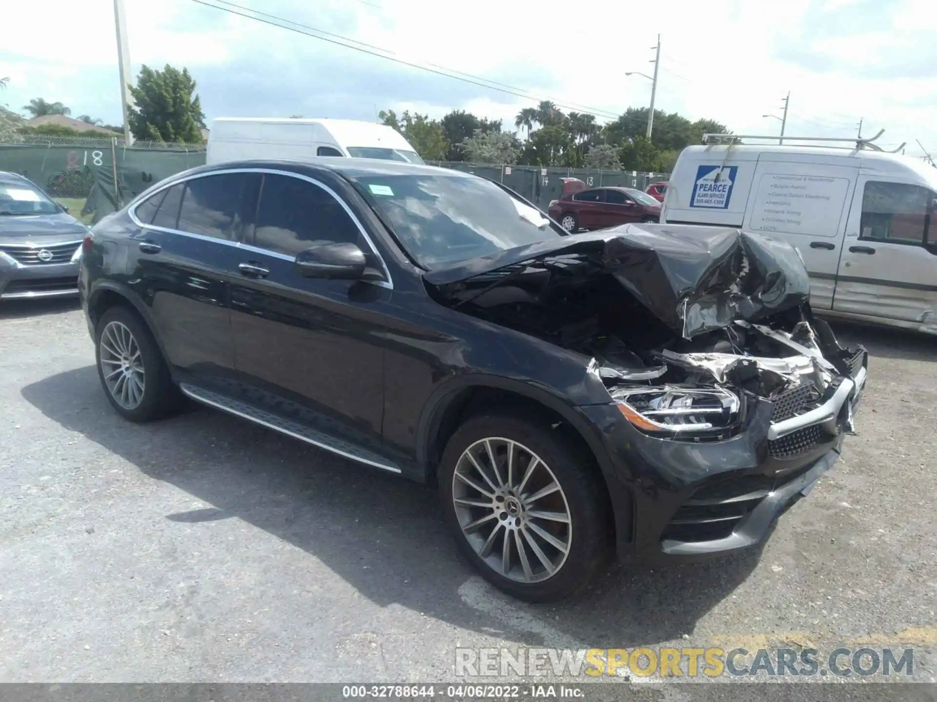 1 Photograph of a damaged car W1N0J8EB8MF936983 MERCEDES-BENZ GLC 2021