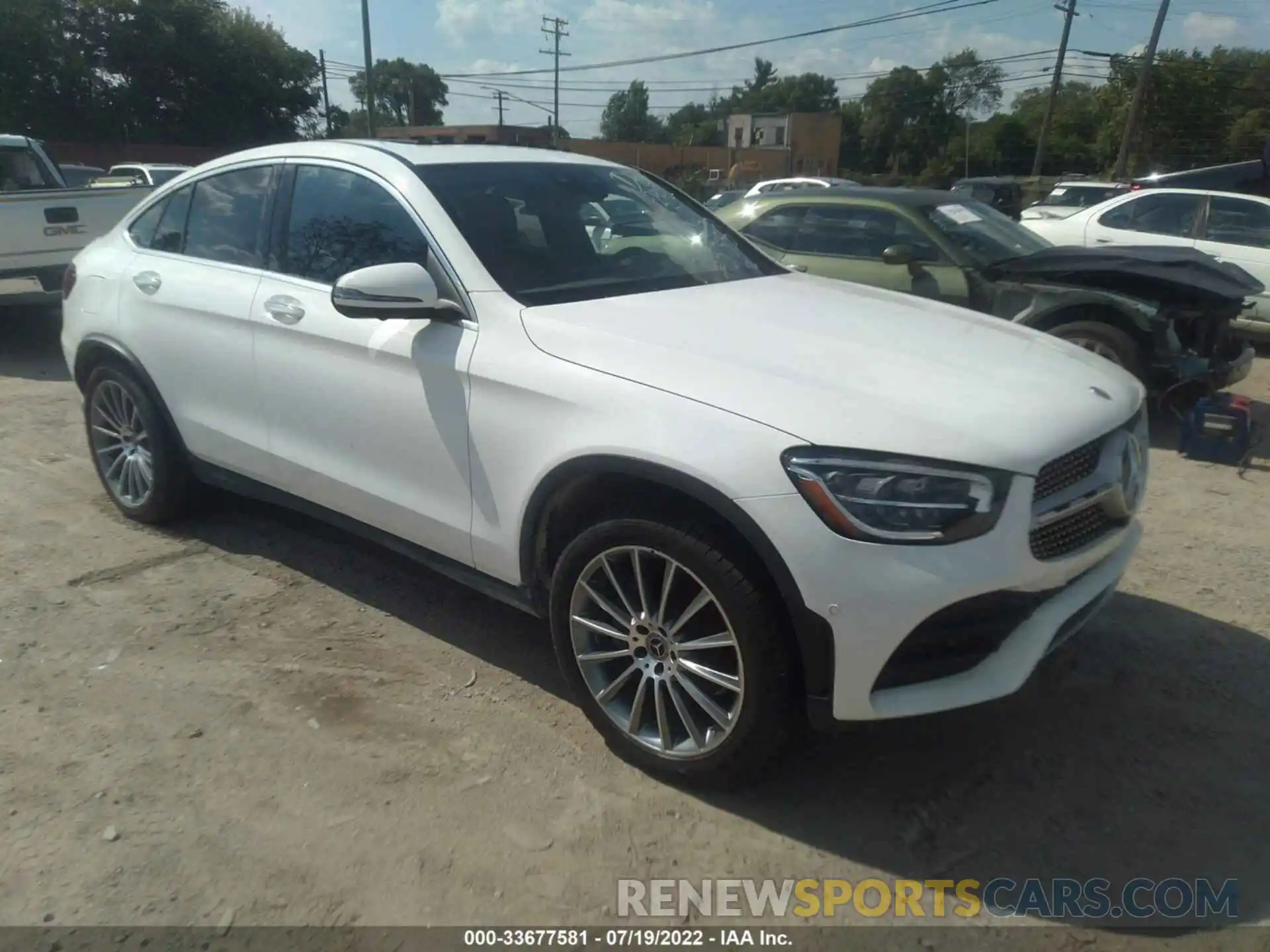 1 Photograph of a damaged car W1N0J8EB9MF888121 MERCEDES-BENZ GLC 2021