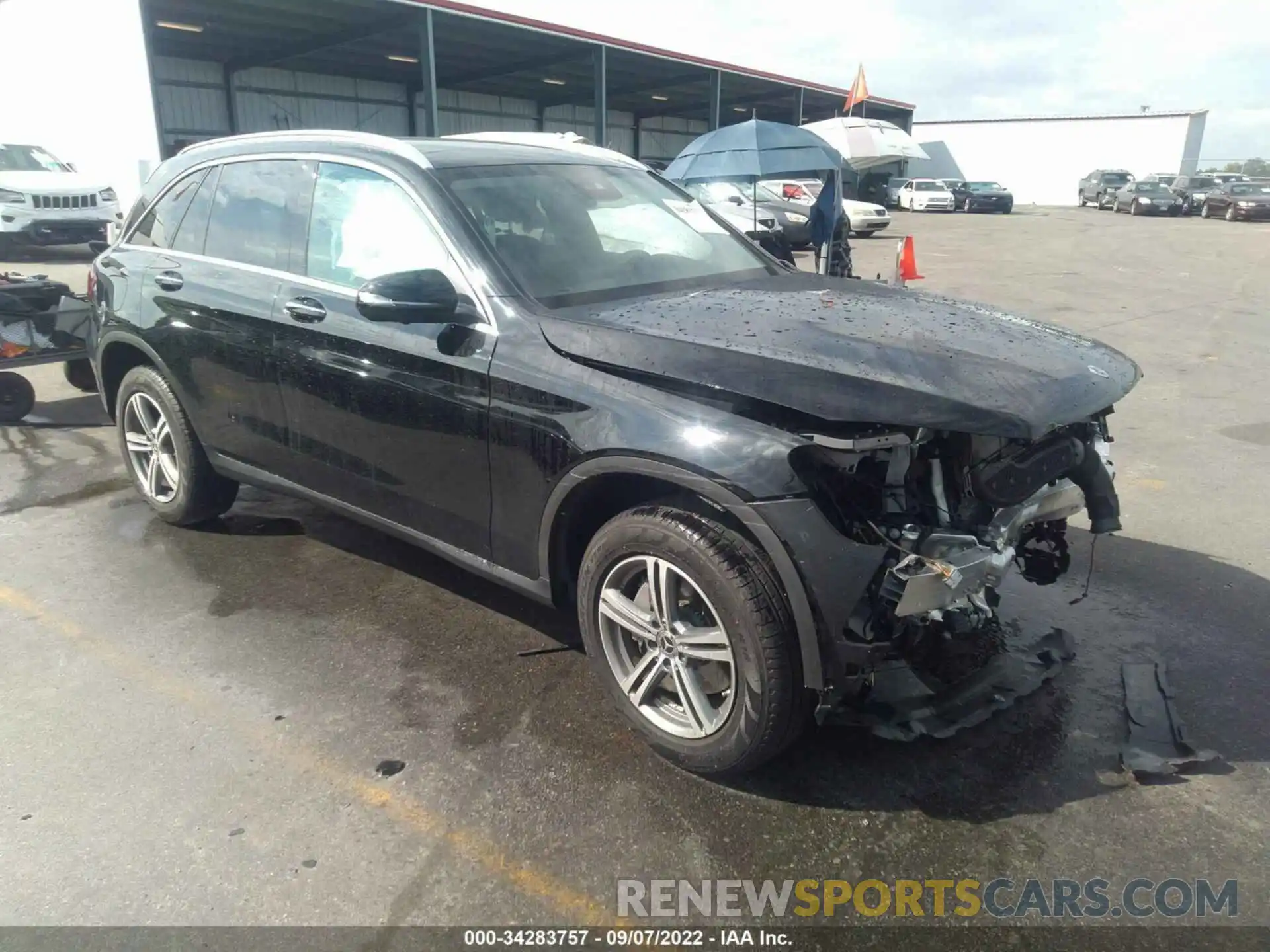 1 Photograph of a damaged car W1N0G8DB0NV352830 MERCEDES-BENZ GLC 2022