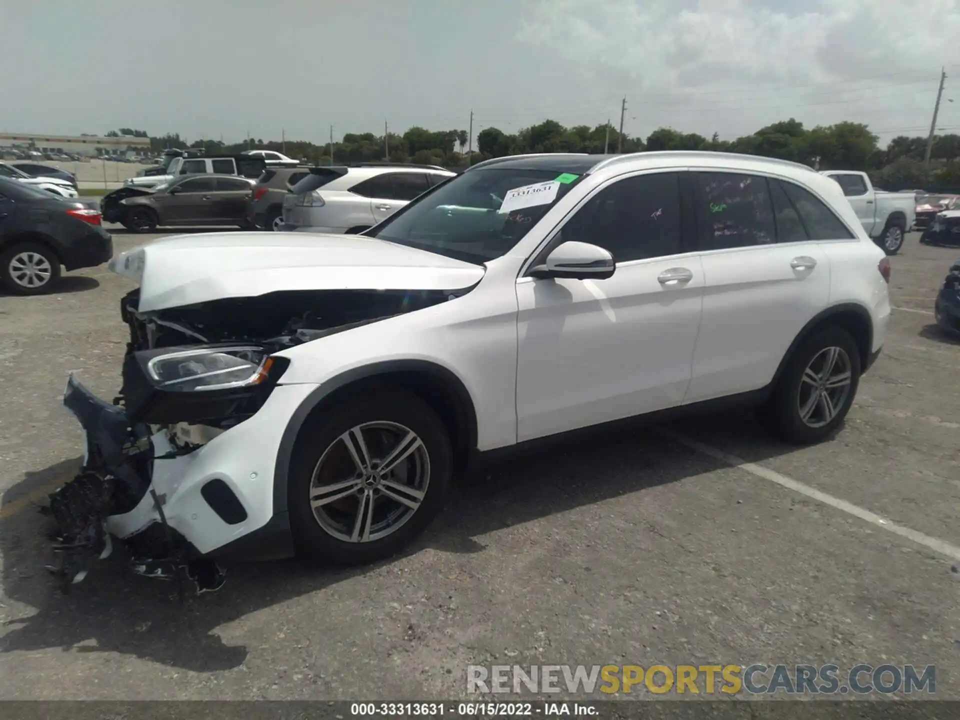 2 Photograph of a damaged car W1N0G8DB3NG046600 MERCEDES-BENZ GLC 2022