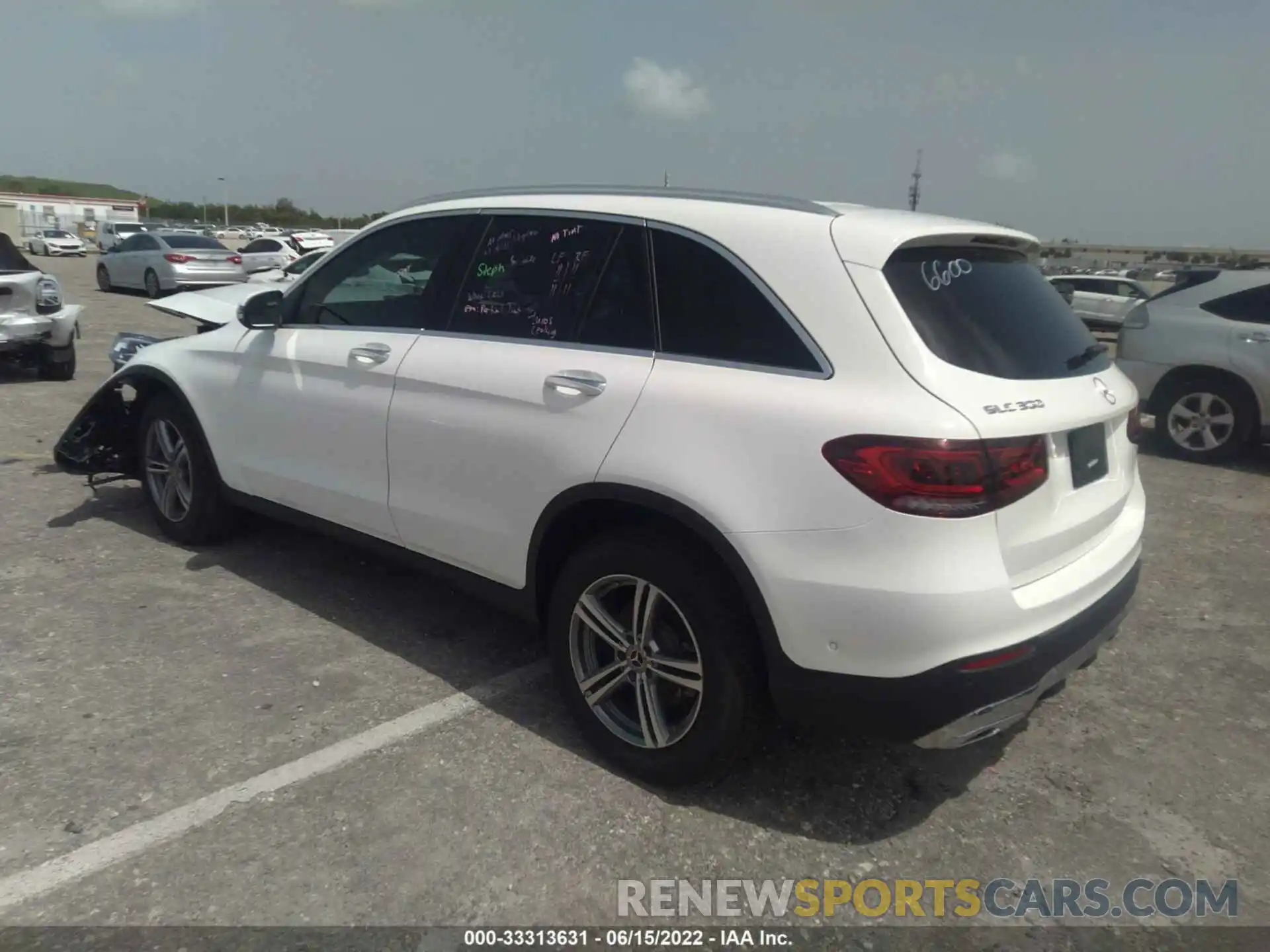 3 Photograph of a damaged car W1N0G8DB3NG046600 MERCEDES-BENZ GLC 2022