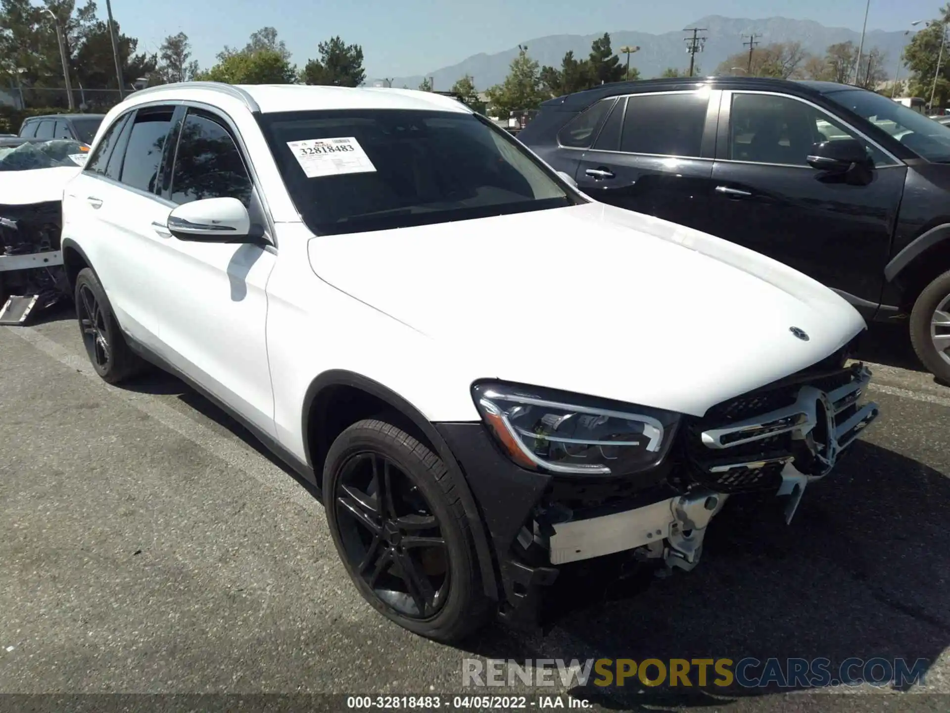 1 Photograph of a damaged car W1N0G8DB3NV343068 MERCEDES-BENZ GLC 2022