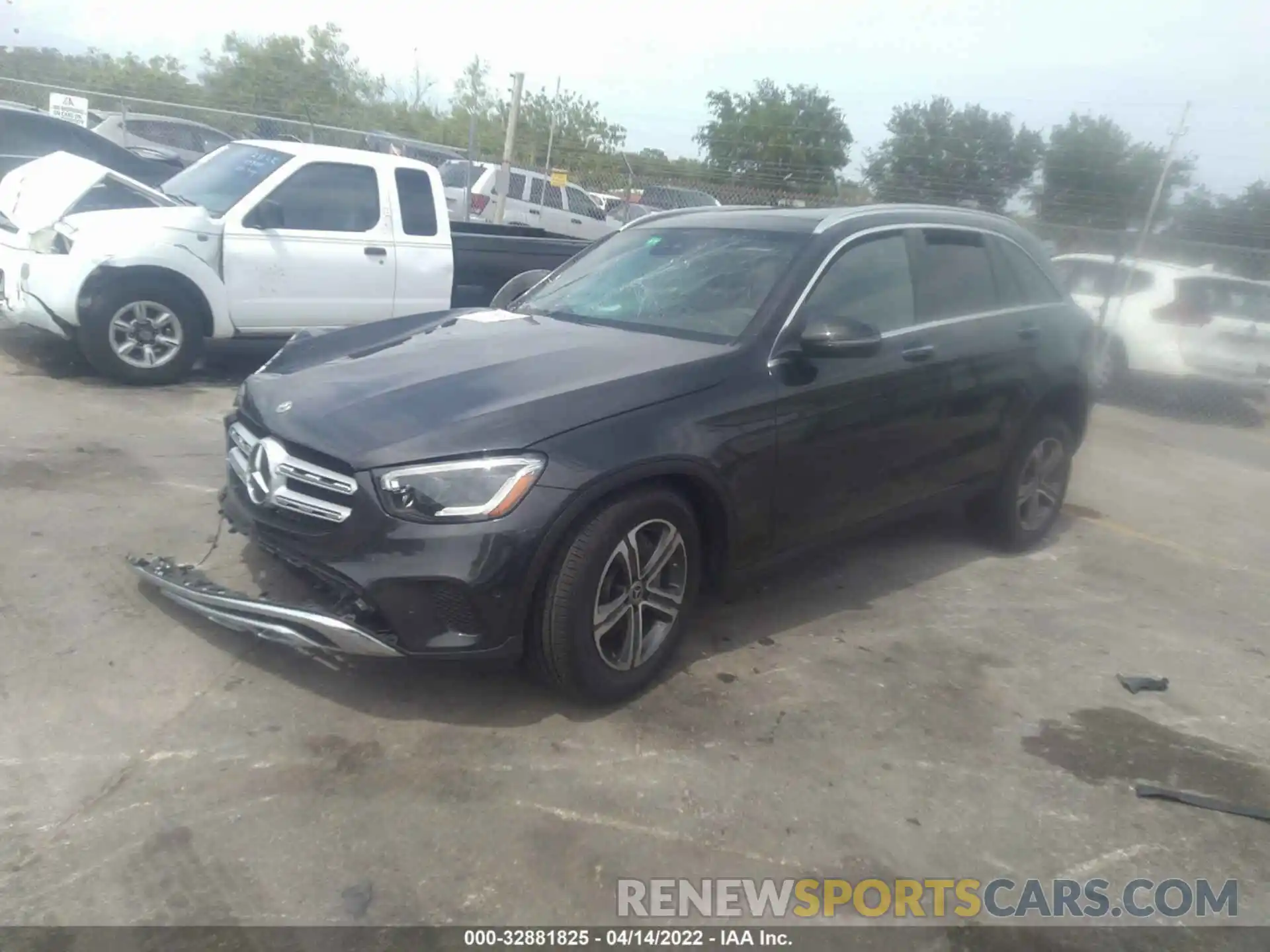 2 Фотография поврежденного автомобиля W1N0G8DB6NG016782 MERCEDES-BENZ GLC 2022