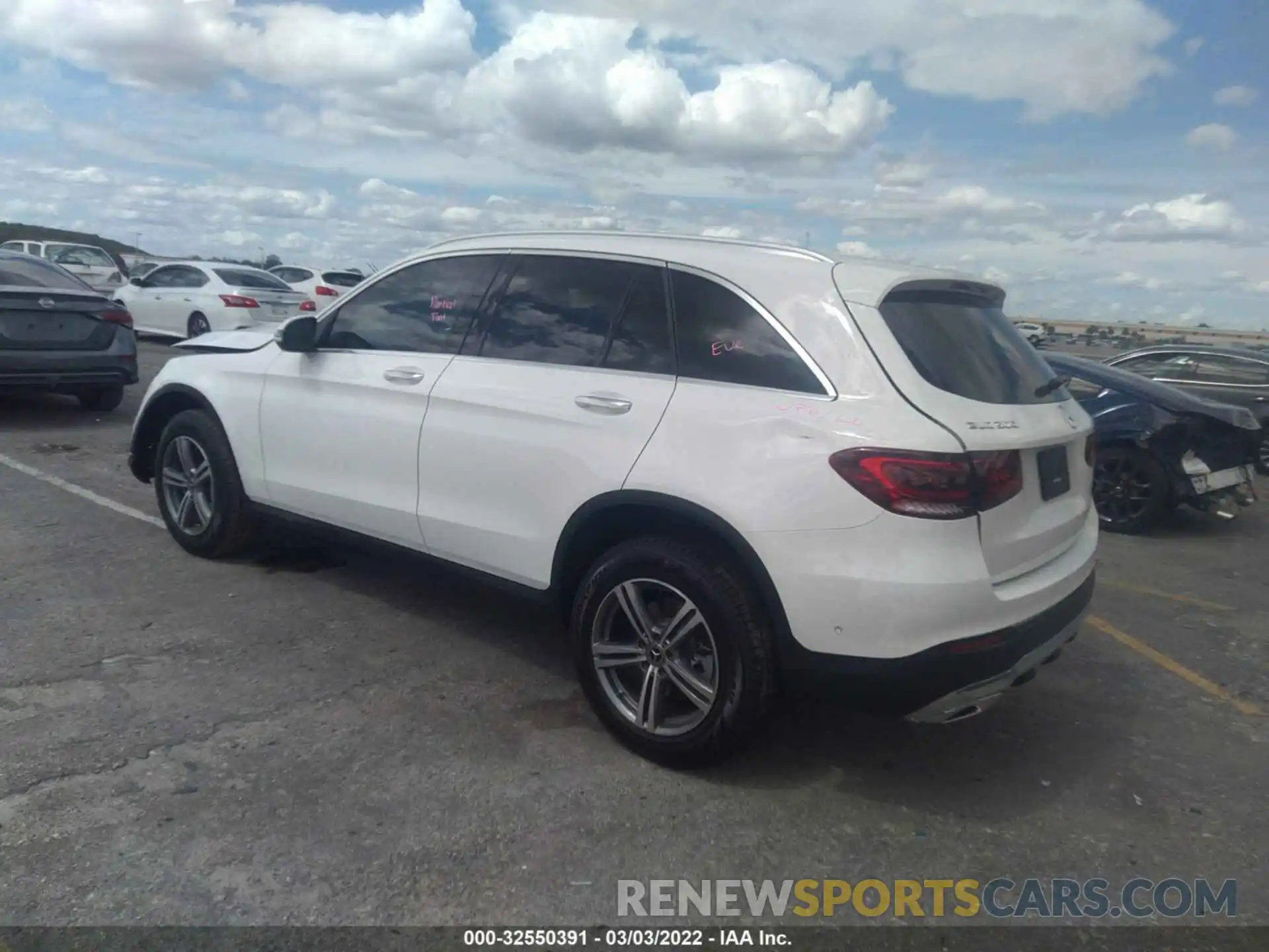 3 Фотография поврежденного автомобиля W1N0G8DB7NV346698 MERCEDES-BENZ GLC 2022