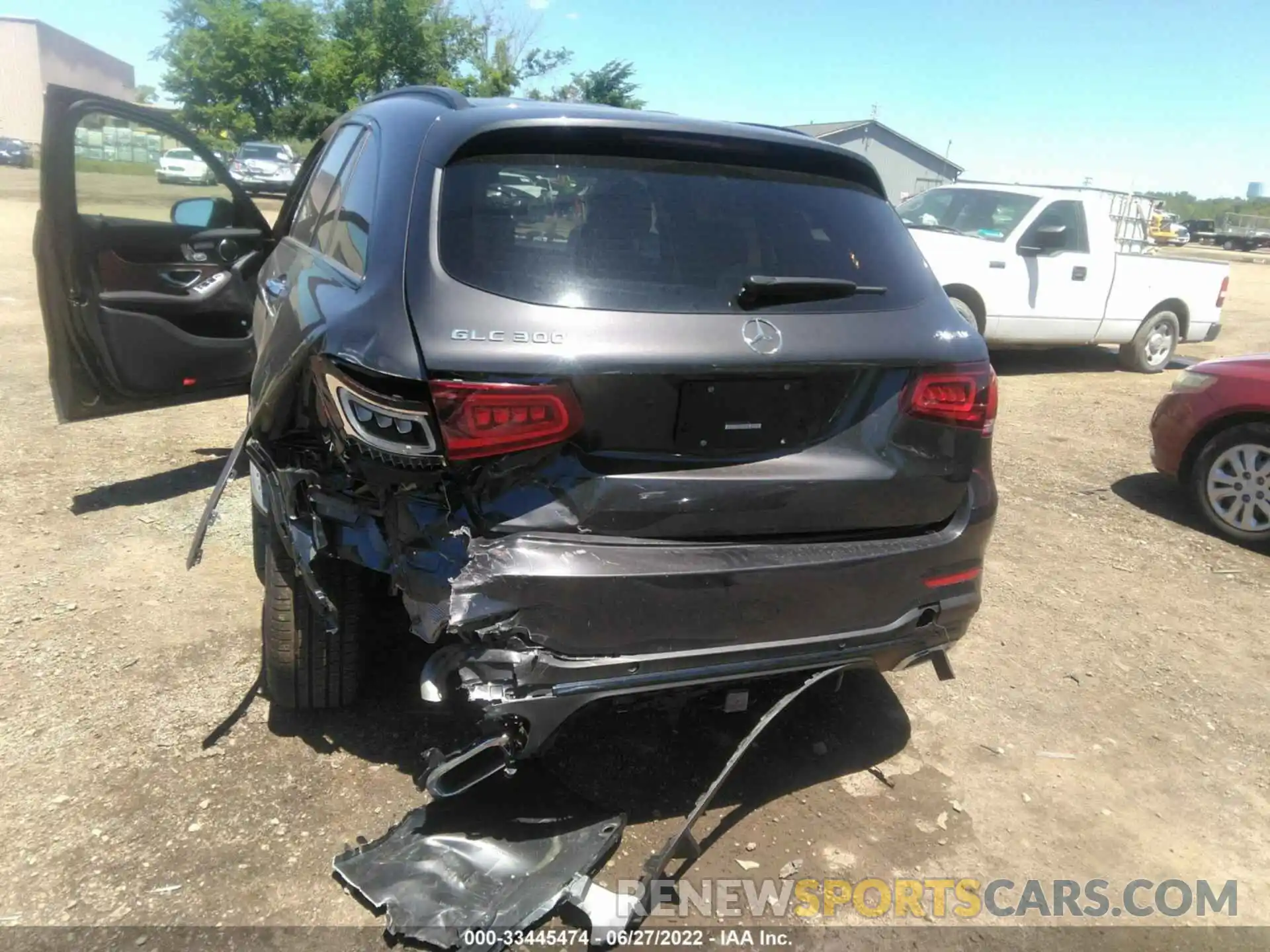 6 Photograph of a damaged car W1N0G8EB0NV345598 MERCEDES-BENZ GLC 2022