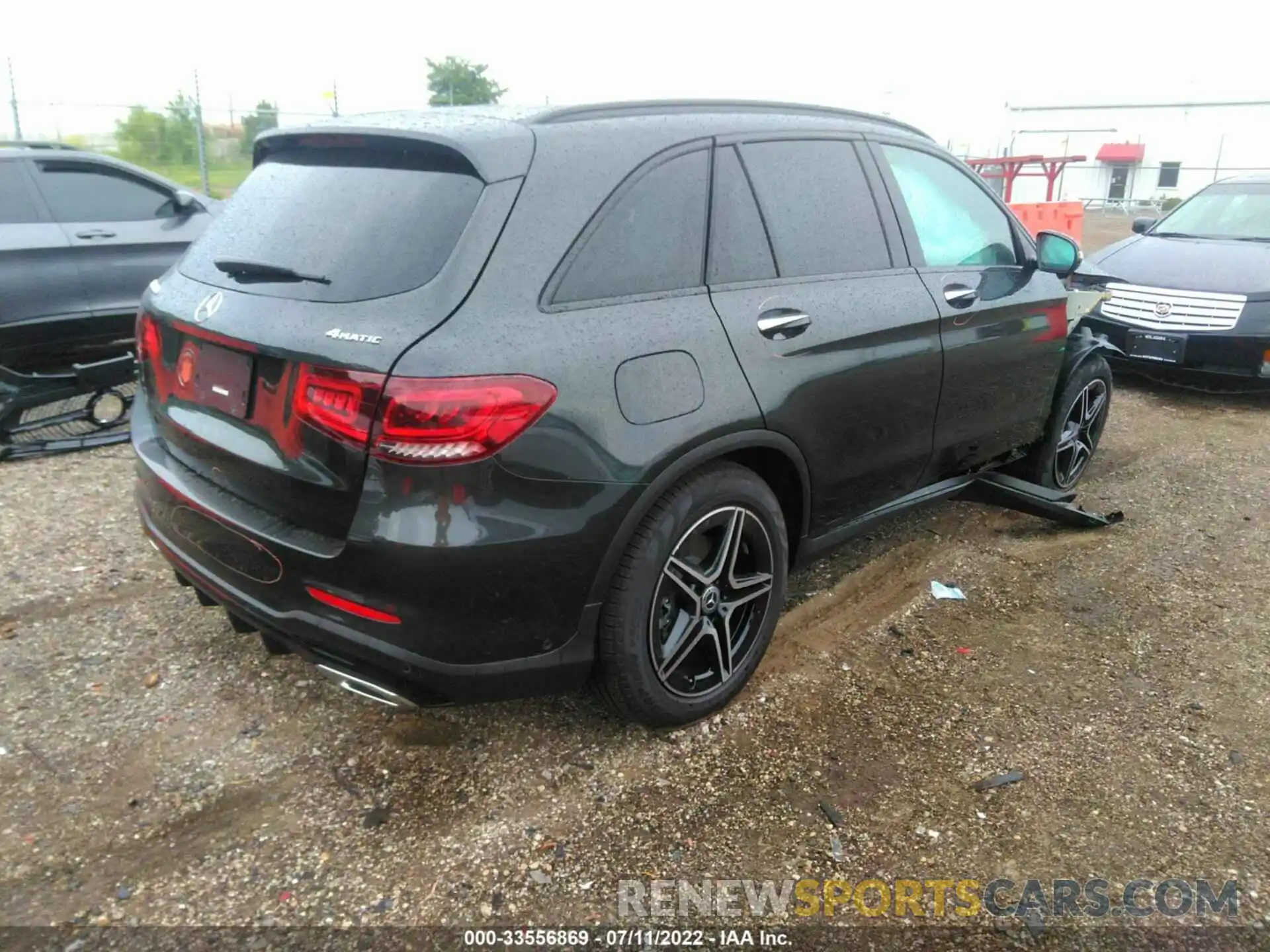 4 Фотография поврежденного автомобиля W1N0G8EB2NV344940 MERCEDES-BENZ GLC 2022