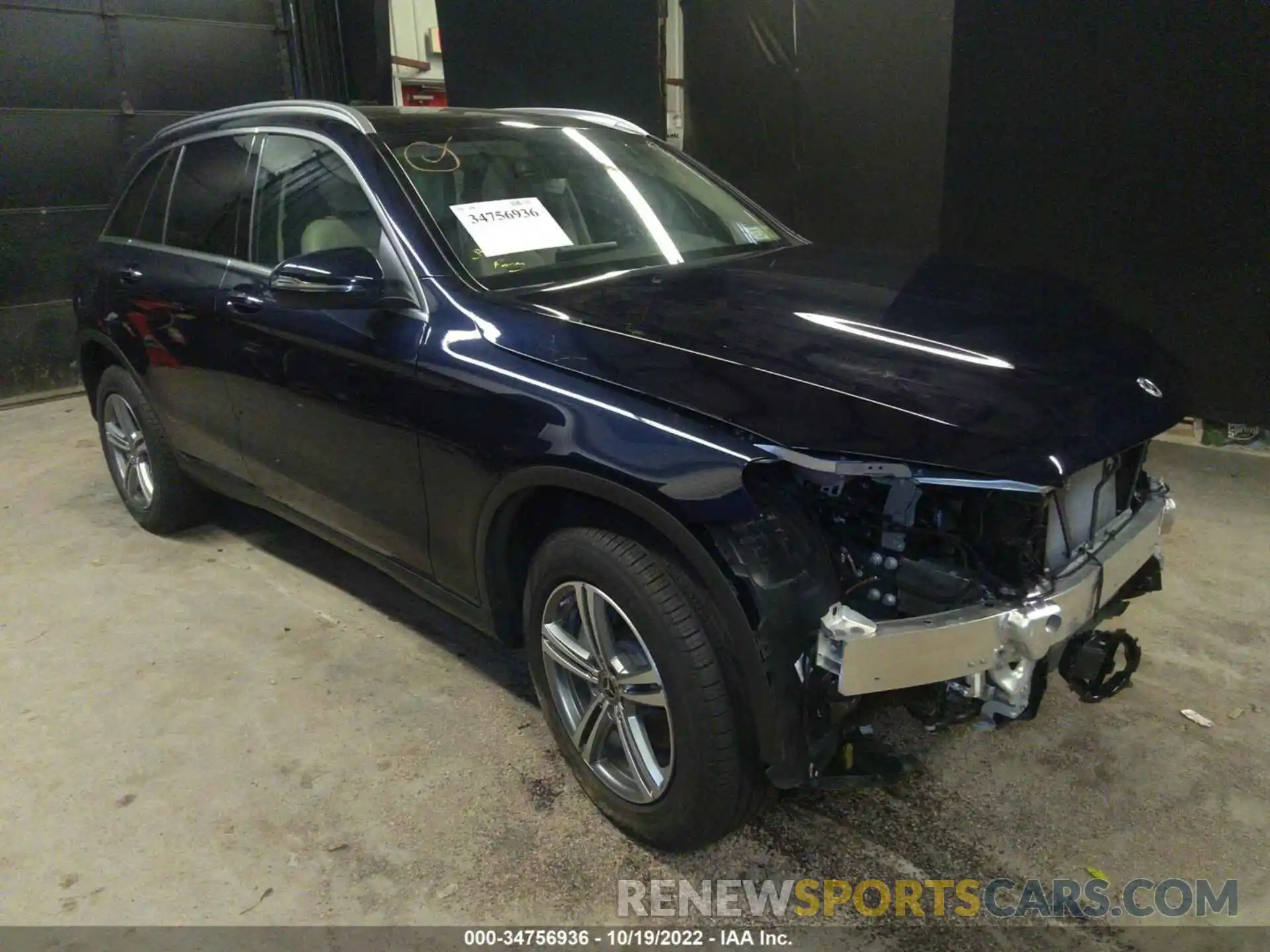 1 Photograph of a damaged car W1N0G8EB4NG046183 MERCEDES-BENZ GLC 2022