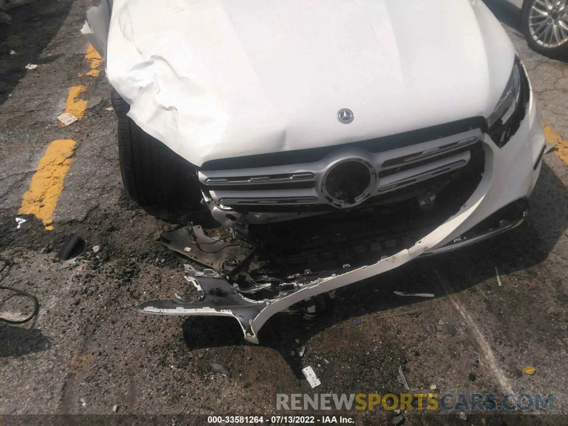 6 Photograph of a damaged car W1N0G8EB4NV385845 MERCEDES-BENZ GLC 2022