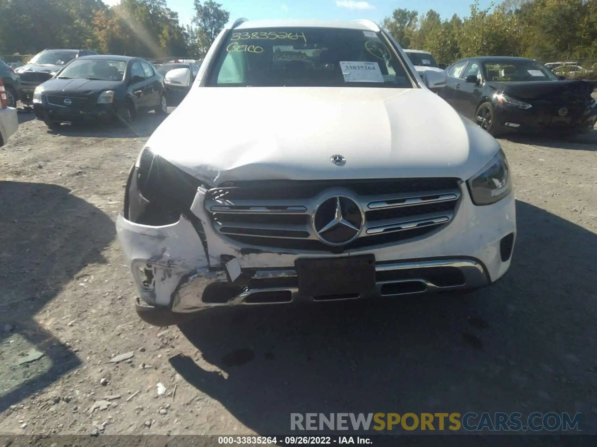 6 Photograph of a damaged car W1N0G8EB8NV335448 MERCEDES-BENZ GLC 2022