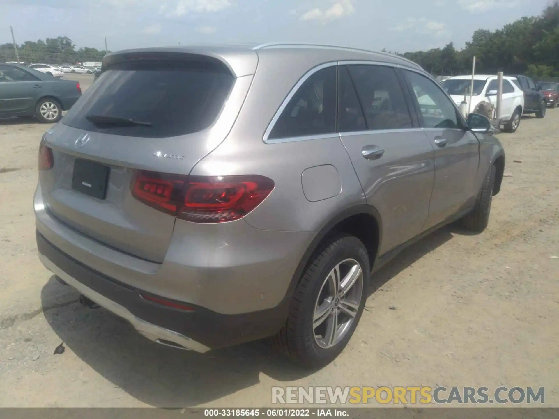 4 Фотография поврежденного автомобиля W1N0G8EB8NV336342 MERCEDES-BENZ GLC 2022