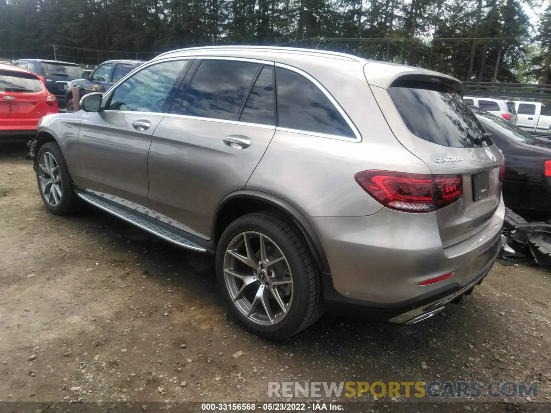 3 Фотография поврежденного автомобиля W1N0G8EB9NG018220 MERCEDES-BENZ GLC 2022