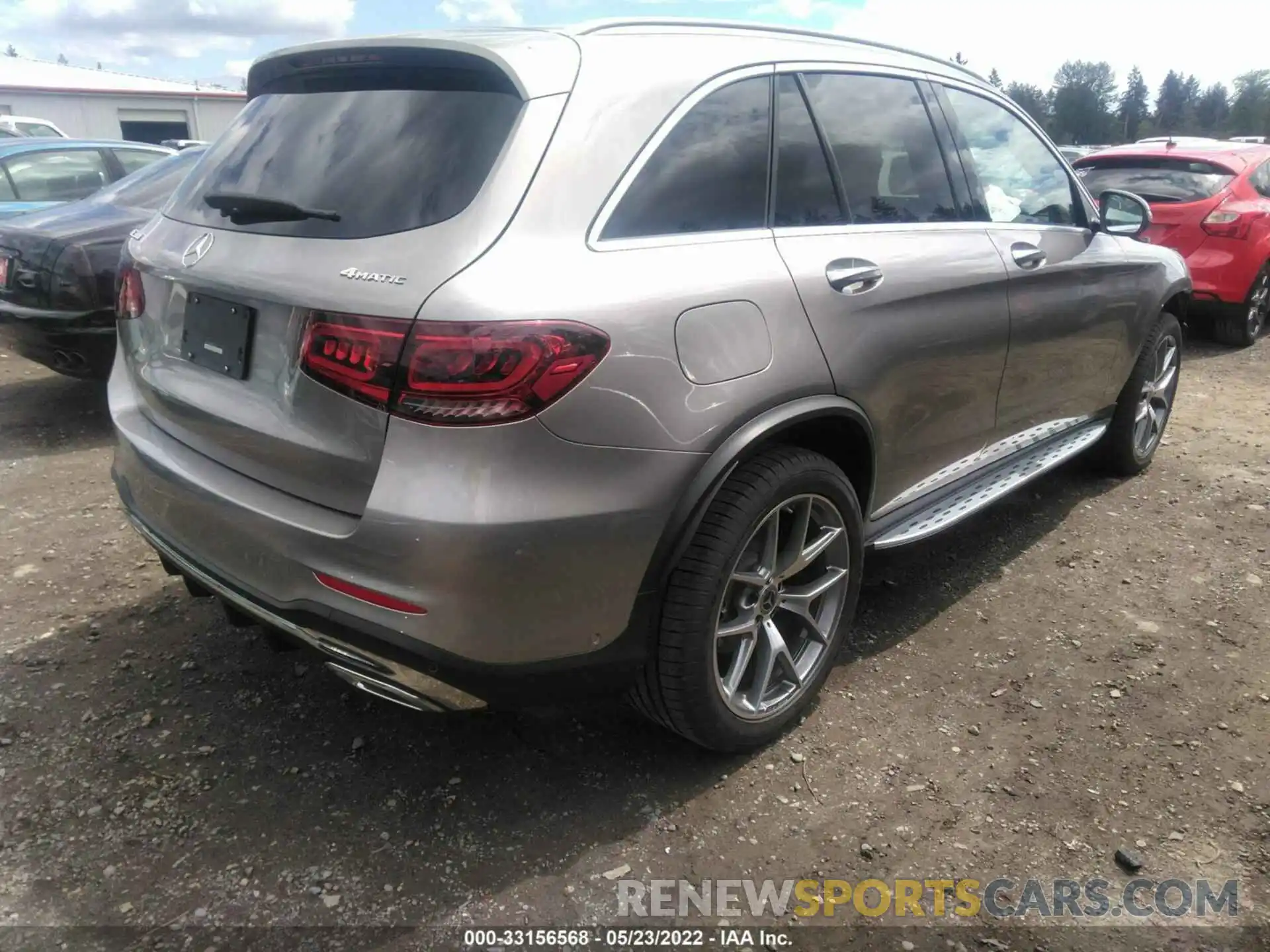 4 Фотография поврежденного автомобиля W1N0G8EB9NG018220 MERCEDES-BENZ GLC 2022