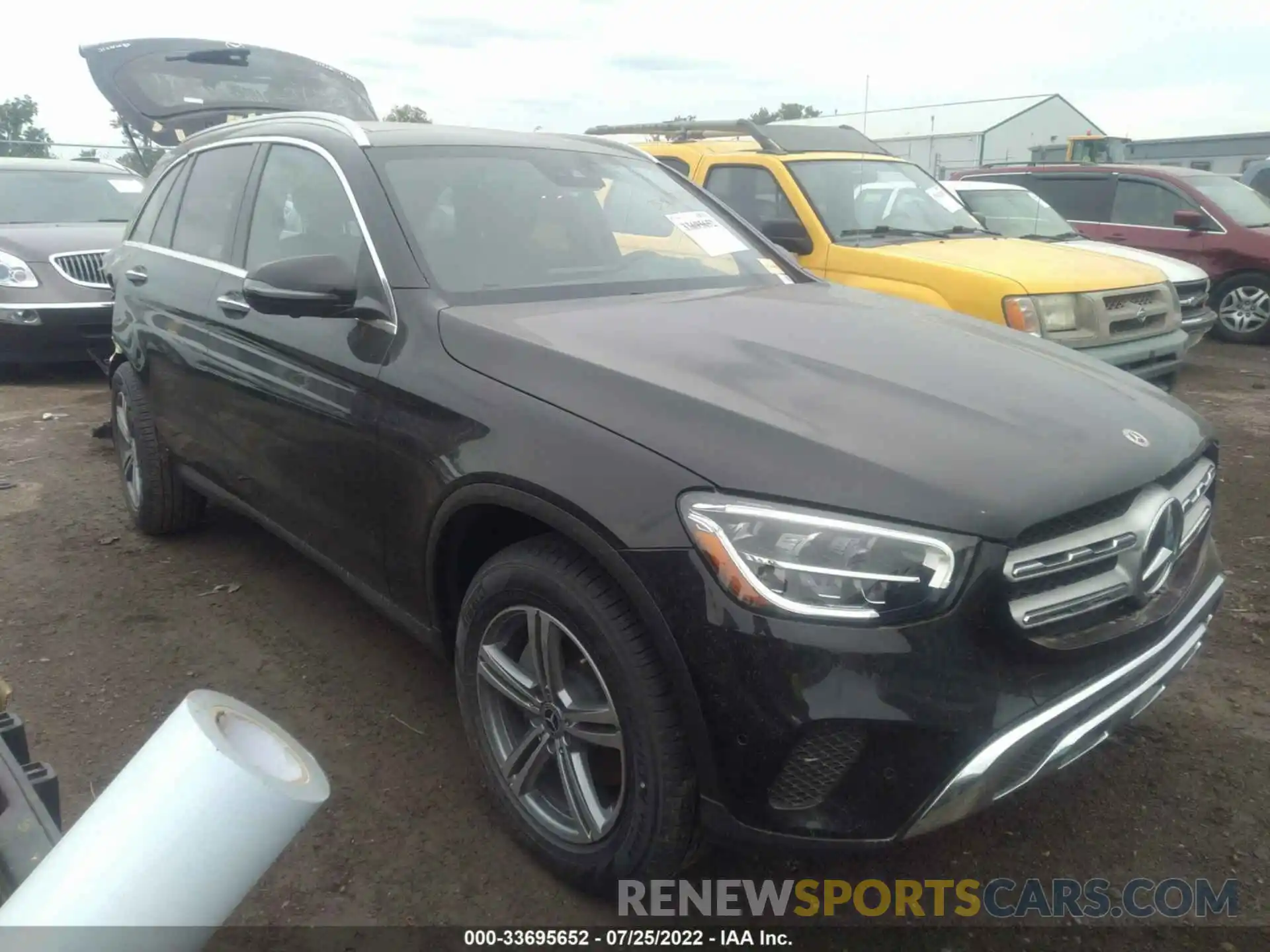 1 Photograph of a damaged car W1N0G8EB9NV342148 MERCEDES-BENZ GLC 2022