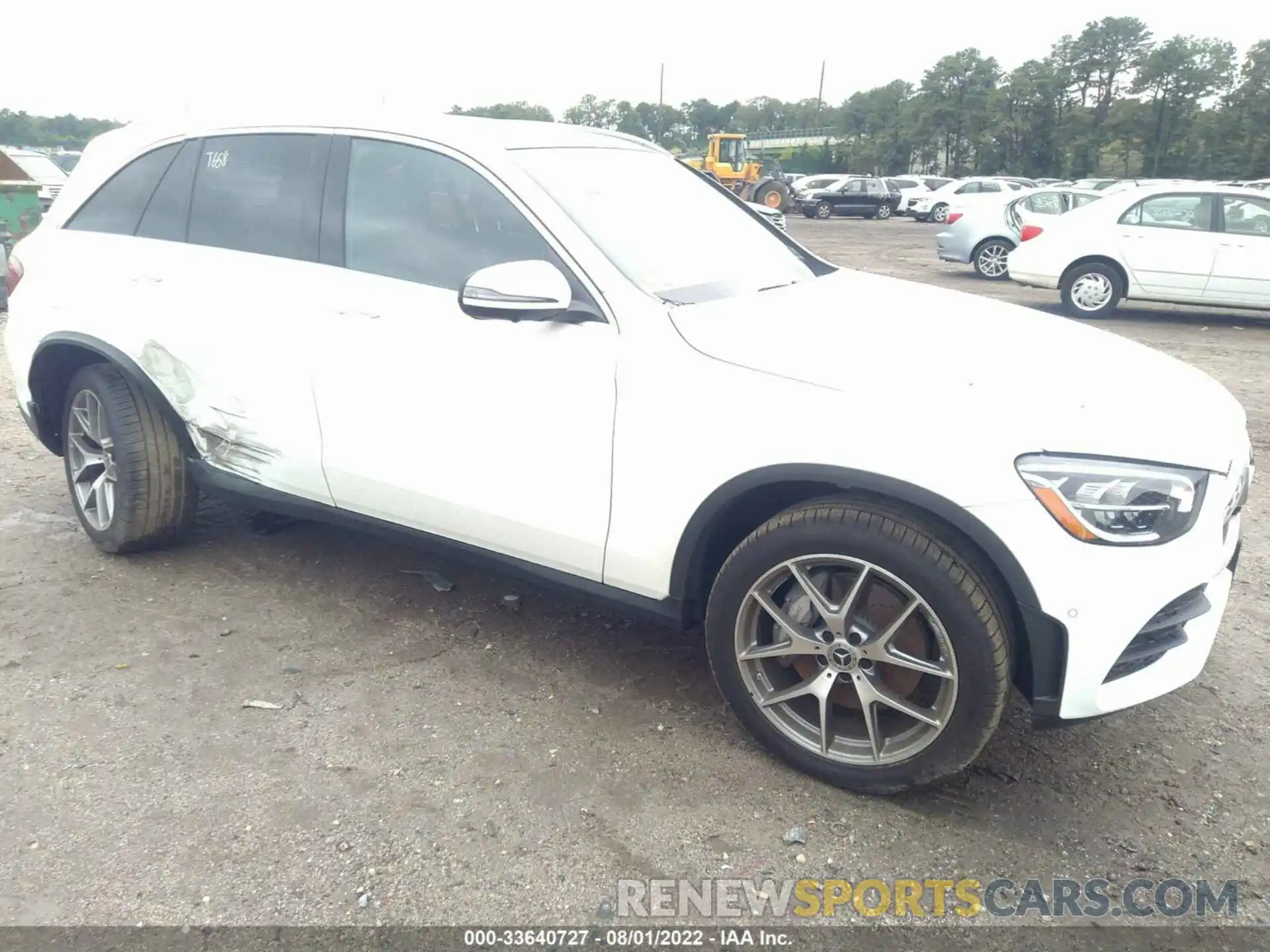 1 Photograph of a damaged car W1N0G8EB9NV349990 MERCEDES-BENZ GLC 2022