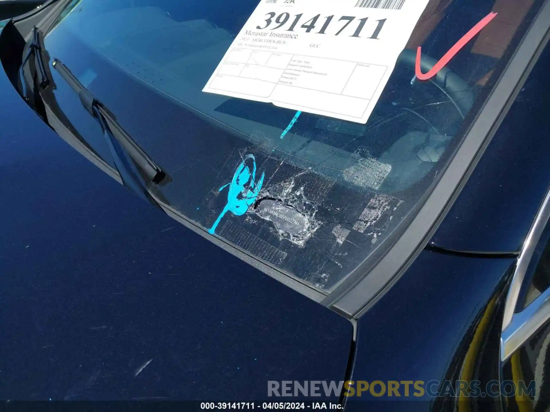 6 Photograph of a damaged car W1NKM4GB5PU022146 MERCEDES-BENZ GLC 2023