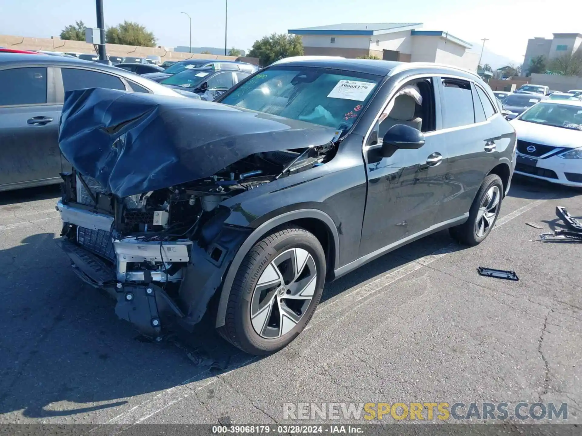 2 Photograph of a damaged car W1NKM4HB4RF100986 MERCEDES-BENZ GLC 2024