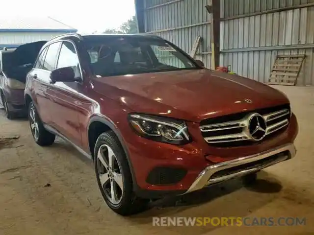 1 Photograph of a damaged car WDC0G4JB0KF571680 MERCEDES-BENZ GLC 300 2019