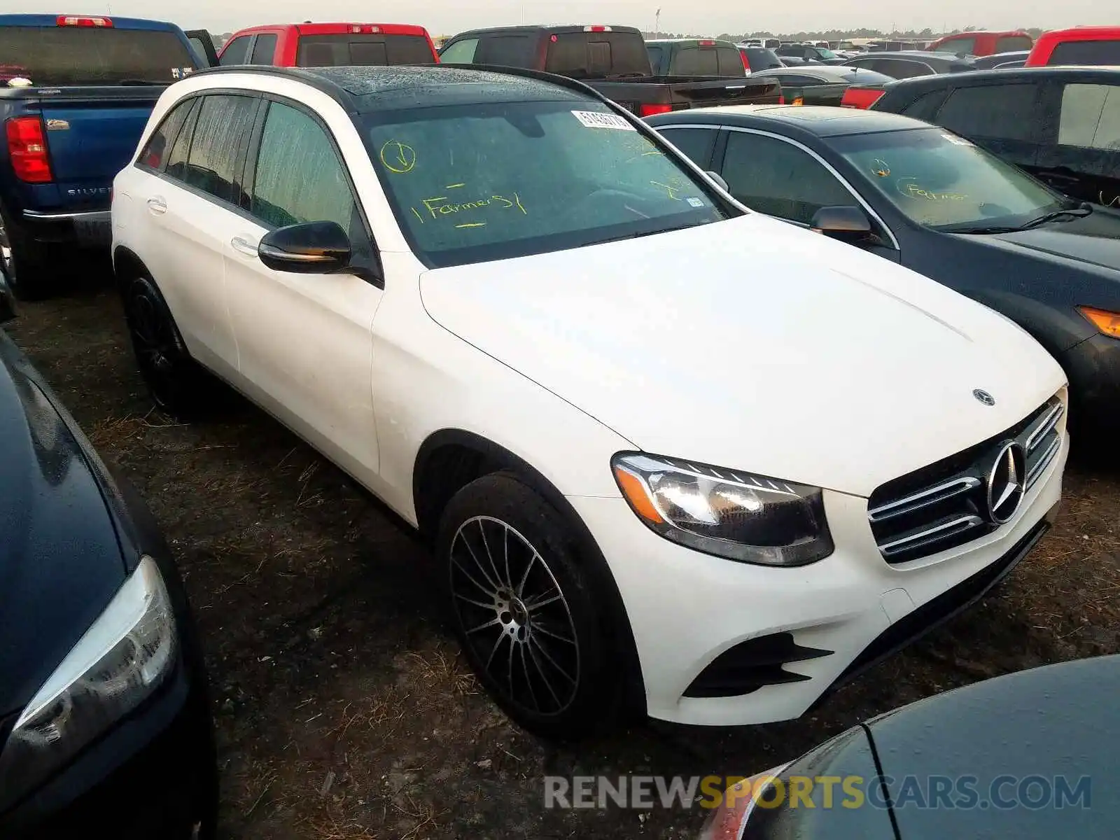 1 Photograph of a damaged car WDC0G4JB0KV147955 MERCEDES-BENZ GLC 300 2019