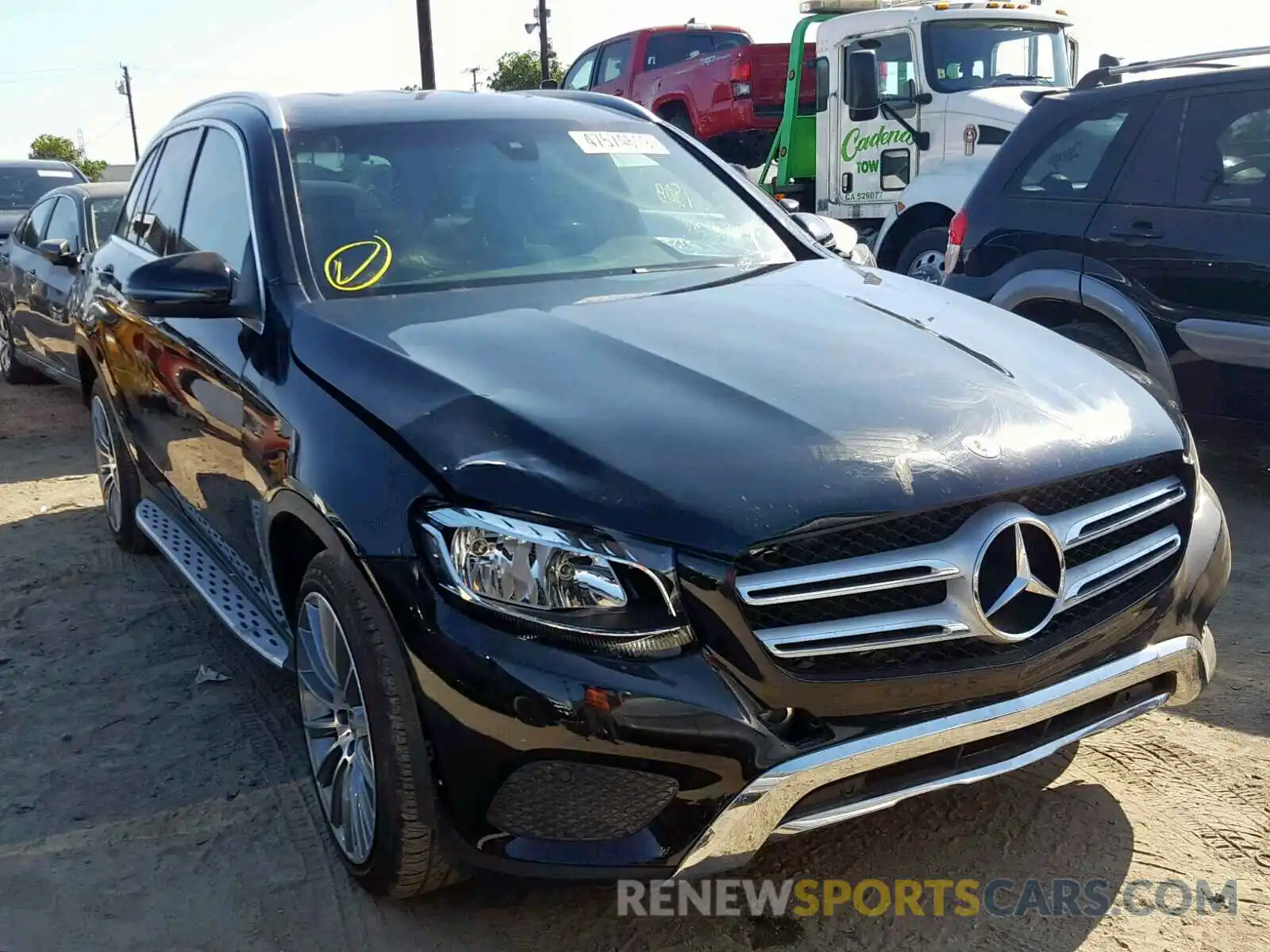 1 Photograph of a damaged car WDC0G4JB0KV191471 MERCEDES-BENZ GLC 300 2019