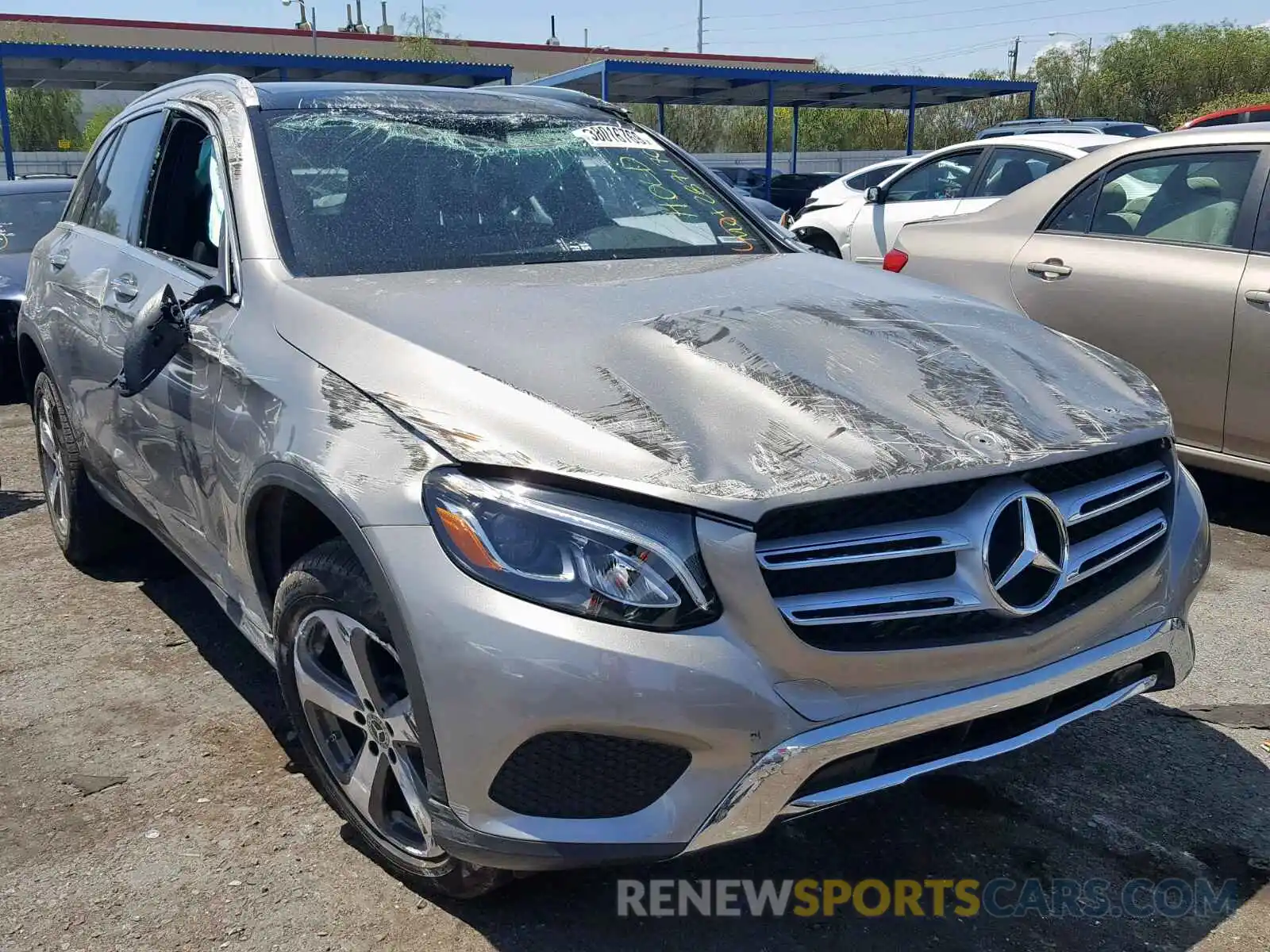 1 Photograph of a damaged car WDC0G4JB1KF593512 MERCEDES-BENZ GLC 300 2019