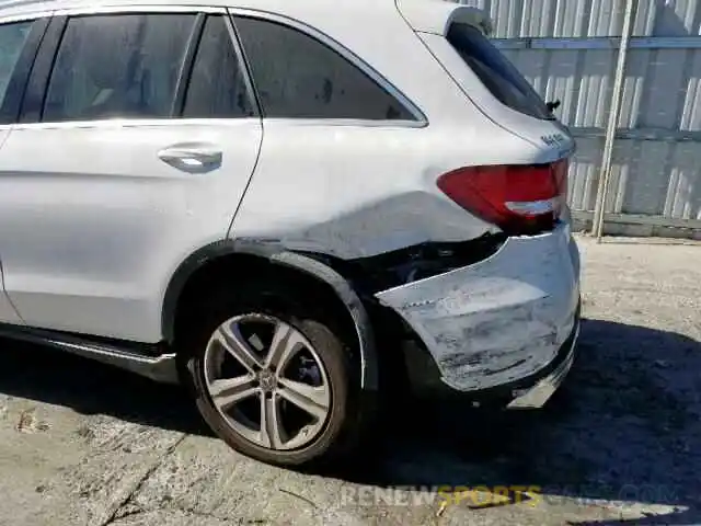 9 Photograph of a damaged car WDC0G4JB1KV153067 MERCEDES-BENZ GLC 300 2019