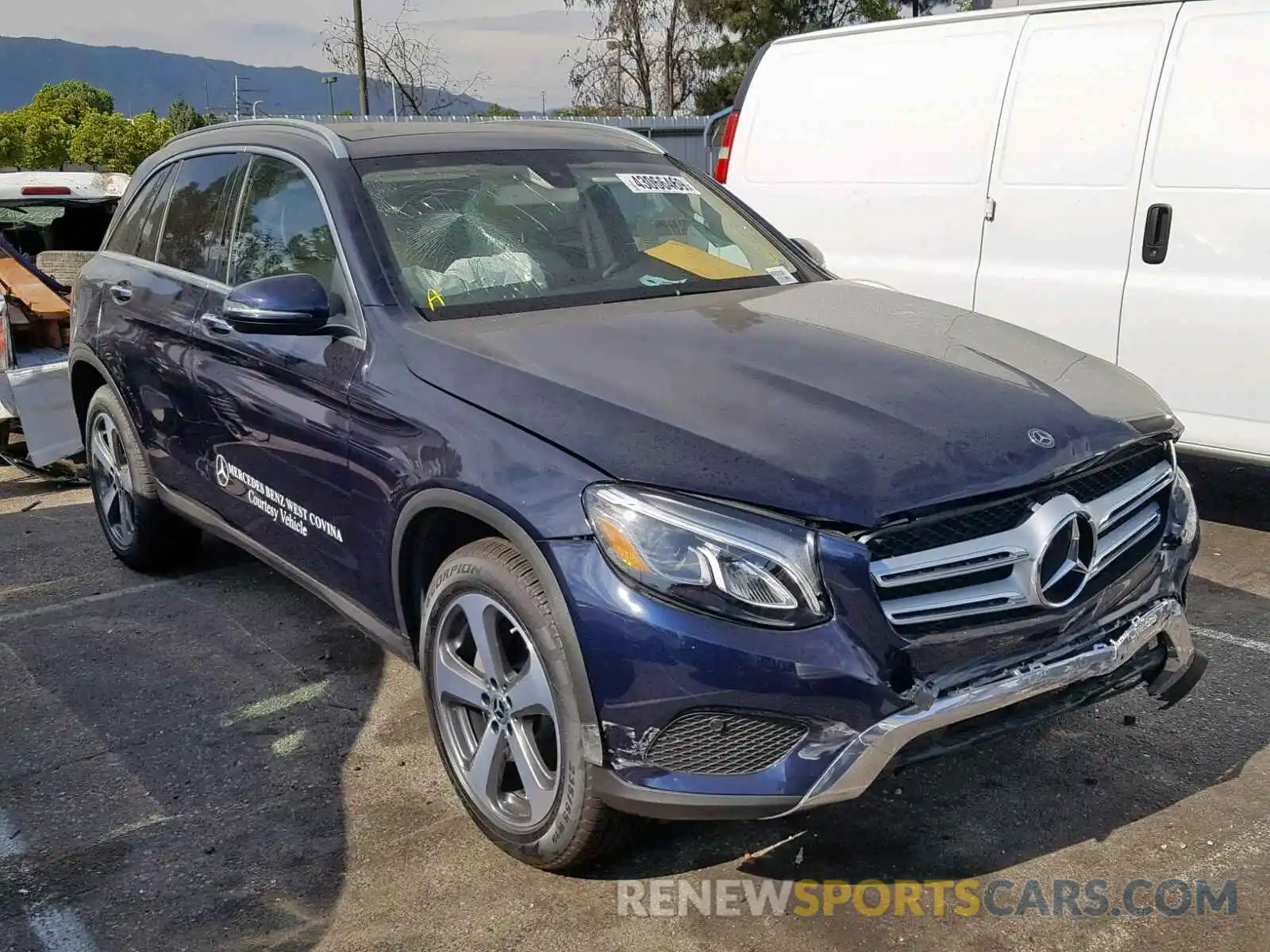 1 Photograph of a damaged car WDC0G4JB2KF609040 MERCEDES-BENZ GLC 300 2019