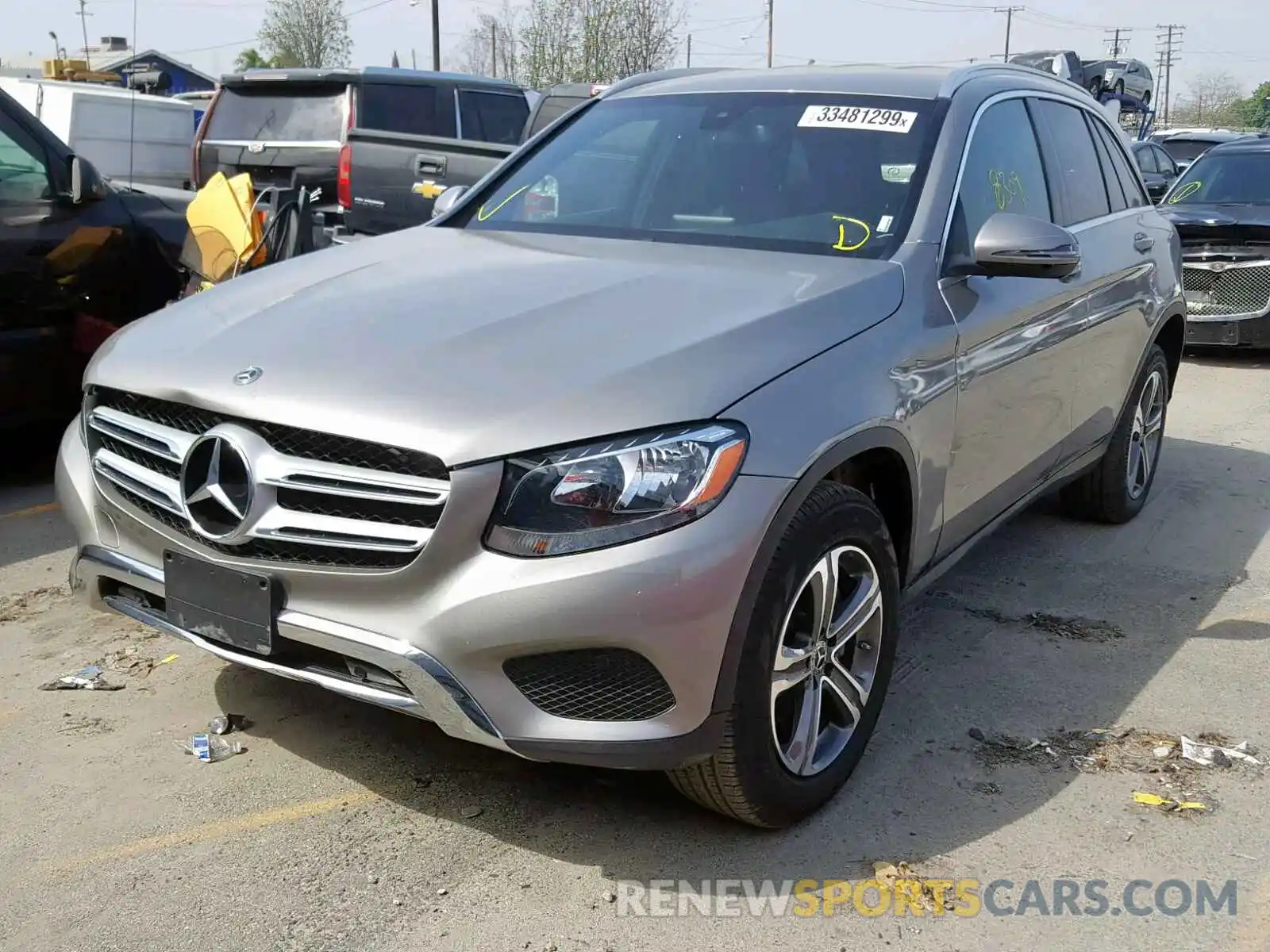 2 Photograph of a damaged car WDC0G4JB2KV120594 MERCEDES-BENZ GLC 300 2019