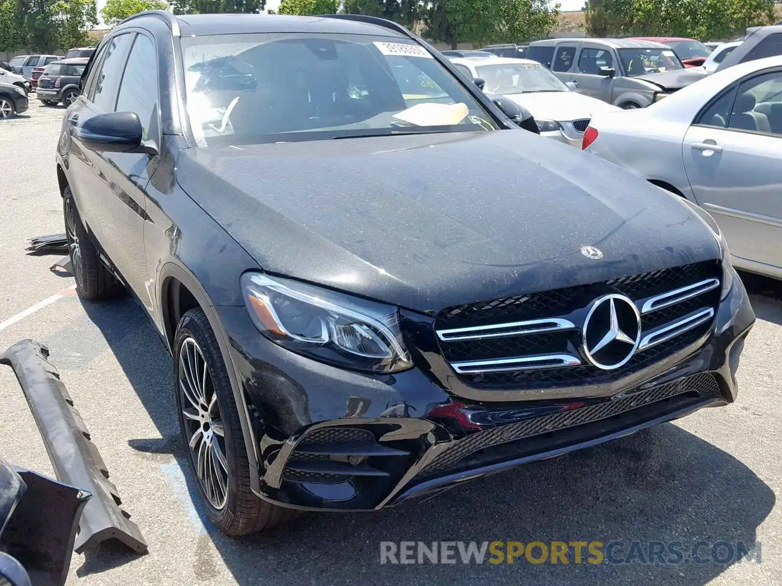 1 Photograph of a damaged car WDC0G4JB4KV123965 MERCEDES-BENZ GLC 300 2019