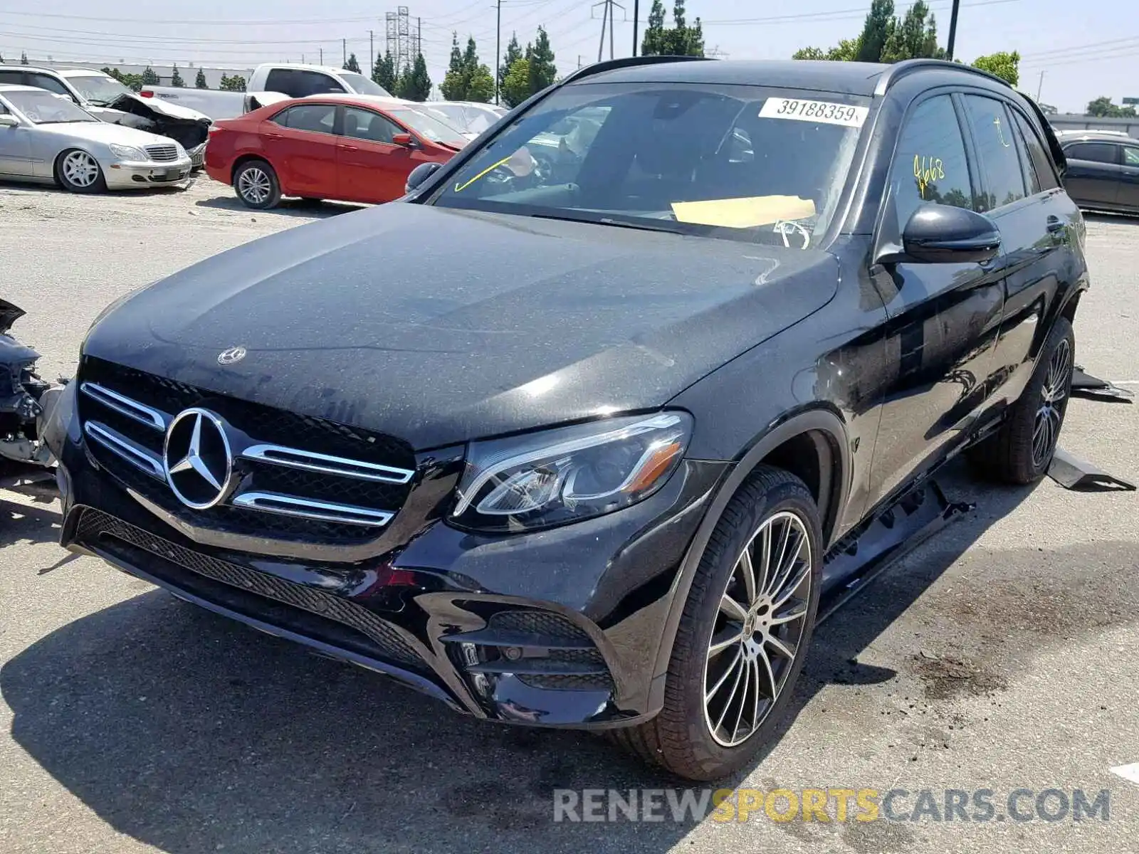 2 Photograph of a damaged car WDC0G4JB4KV123965 MERCEDES-BENZ GLC 300 2019