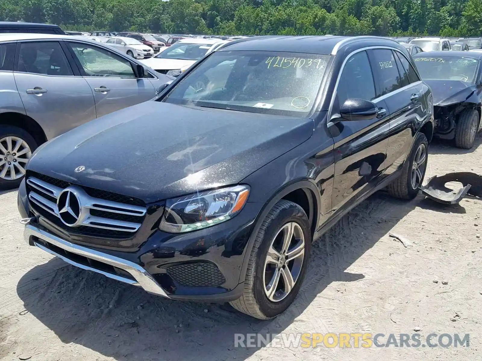 2 Photograph of a damaged car WDC0G4JB4KV144041 MERCEDES-BENZ GLC 300 2019