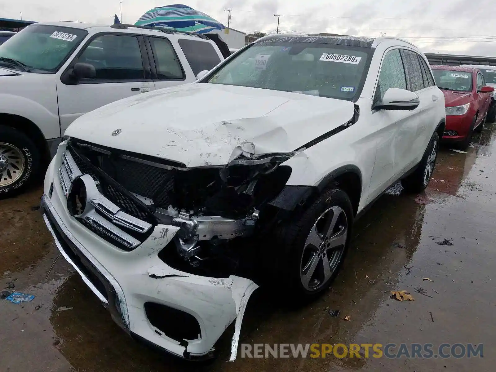 2 Фотография поврежденного автомобиля WDC0G4JB4KV159798 MERCEDES-BENZ GLC 300 2019