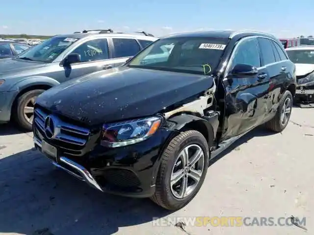 2 Photograph of a damaged car WDC0G4JB6KV139374 MERCEDES-BENZ GLC 300 2019