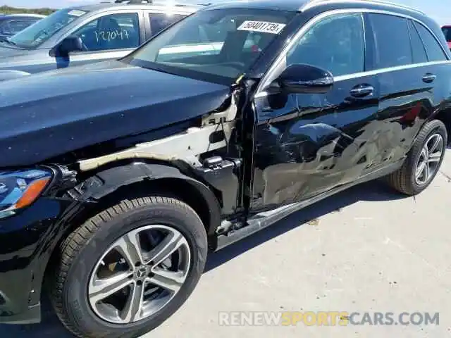 9 Photograph of a damaged car WDC0G4JB6KV139374 MERCEDES-BENZ GLC 300 2019