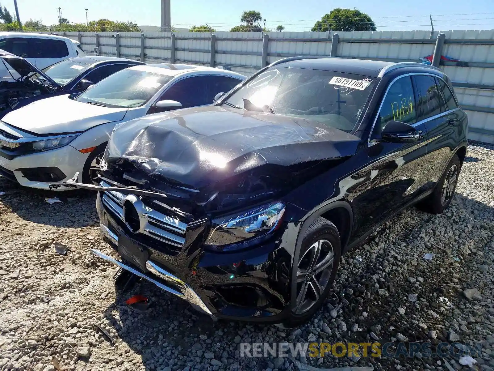 2 Photograph of a damaged car WDC0G4JB6KV160080 MERCEDES-BENZ GLC 300 2019