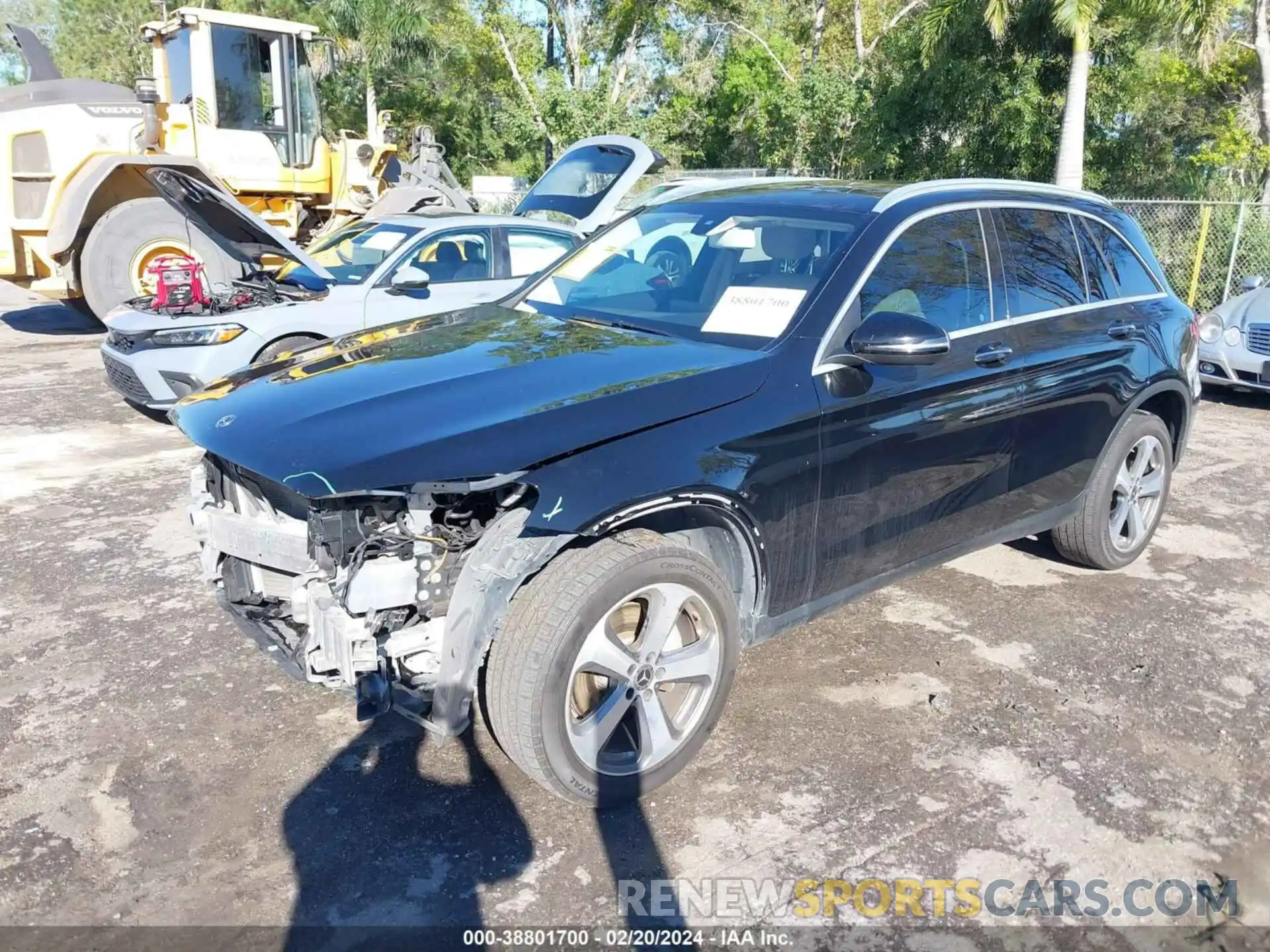 2 Photograph of a damaged car WDC0G4JB7KF572096 MERCEDES-BENZ GLC 300 2019