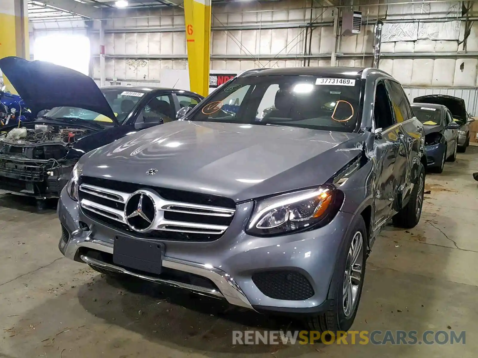 2 Photograph of a damaged car WDC0G4JB7KF612158 MERCEDES-BENZ GLC 300 2019