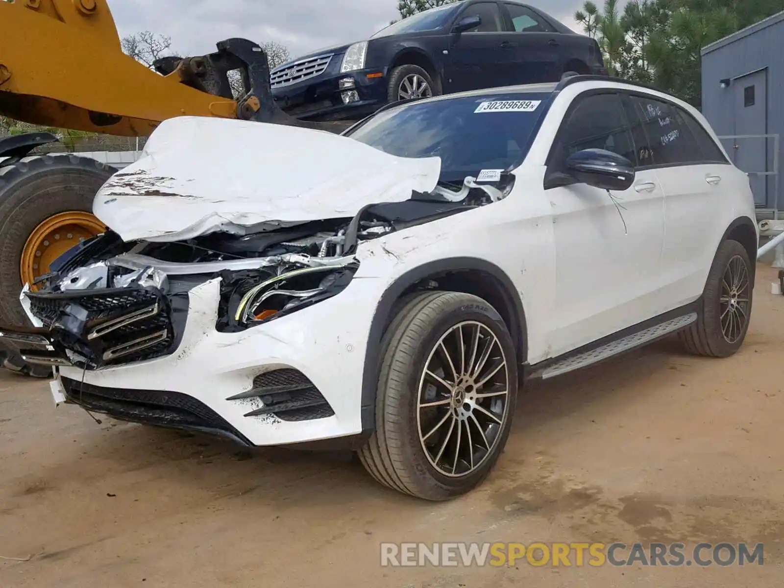 2 Photograph of a damaged car WDC0G4JB7KV157771 MERCEDES-BENZ GLC 300 2019