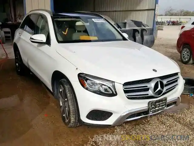 1 Photograph of a damaged car WDC0G4JB8KF575881 MERCEDES-BENZ GLC 300 2019