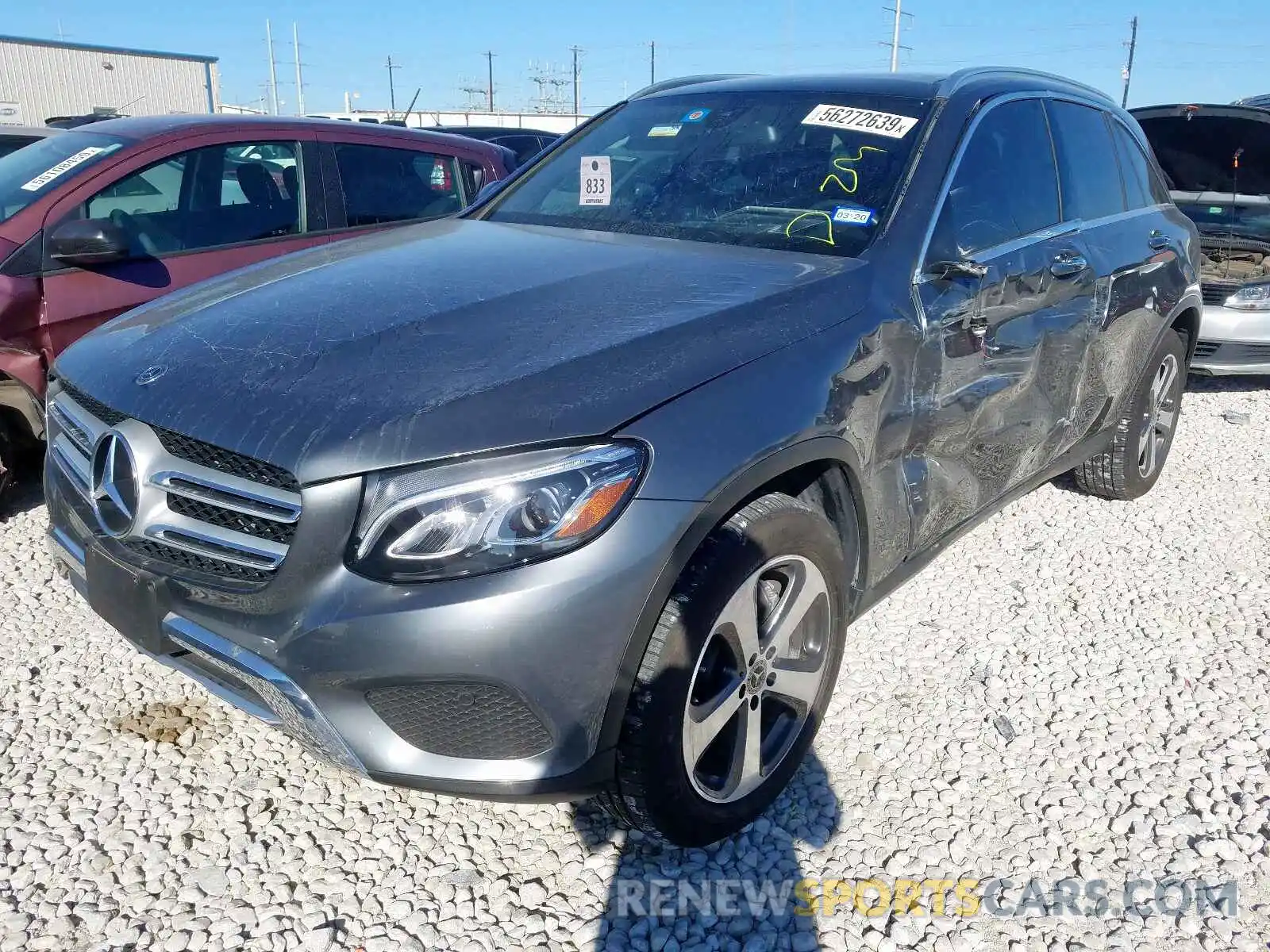 2 Photograph of a damaged car WDC0G4JB9KV142916 MERCEDES-BENZ GLC 300 2019