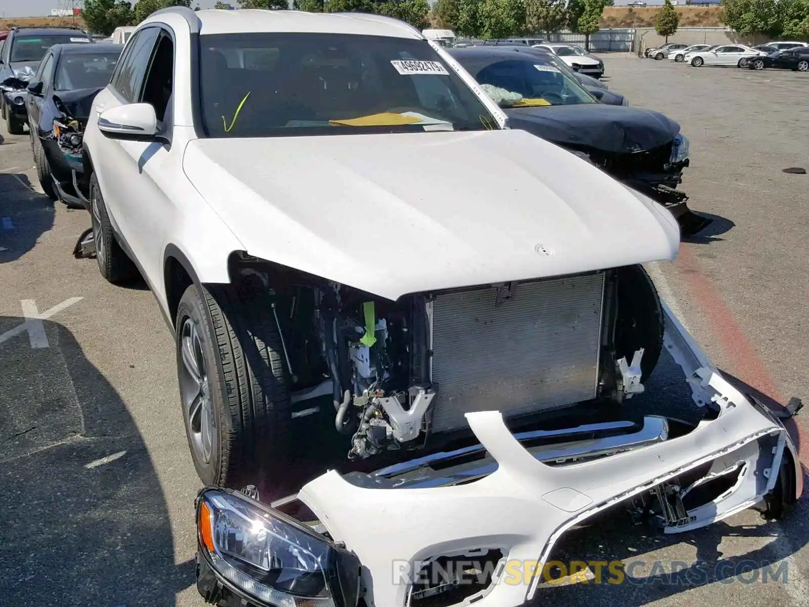 1 Photograph of a damaged car WDC0G4JB9KV165953 MERCEDES-BENZ GLC 300 2019