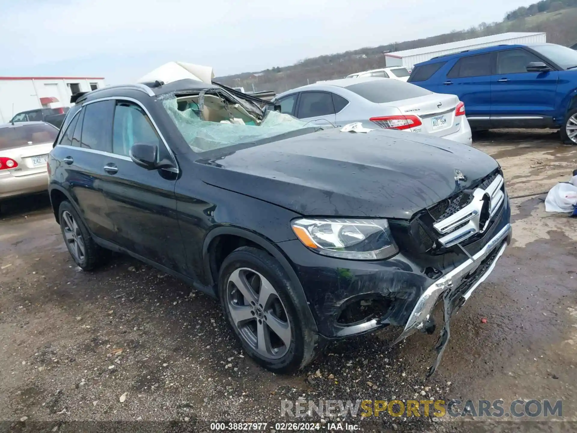 1 Photograph of a damaged car WDC0G4KB4KV120398 MERCEDES-BENZ GLC 300 2019