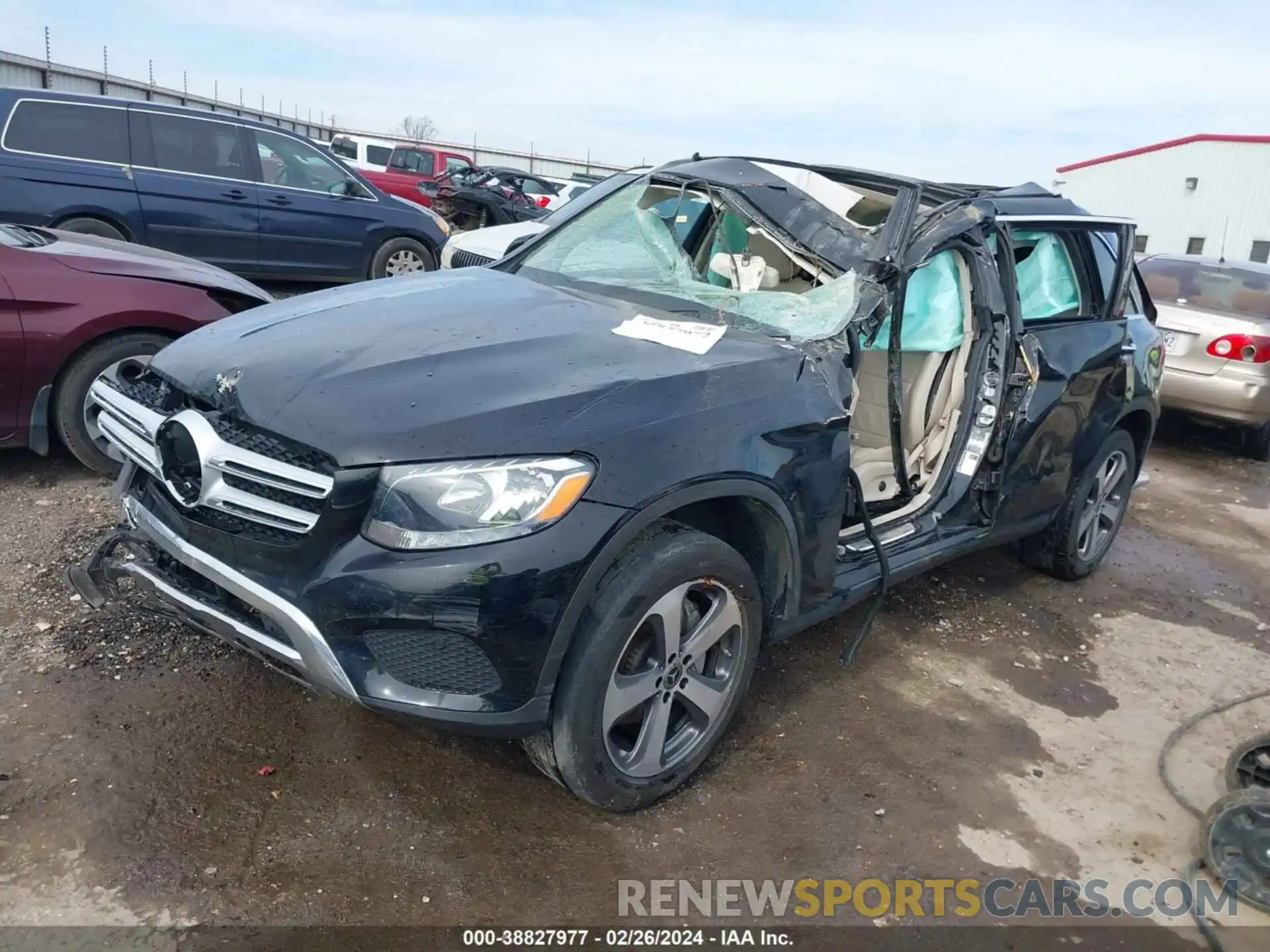 2 Photograph of a damaged car WDC0G4KB4KV120398 MERCEDES-BENZ GLC 300 2019