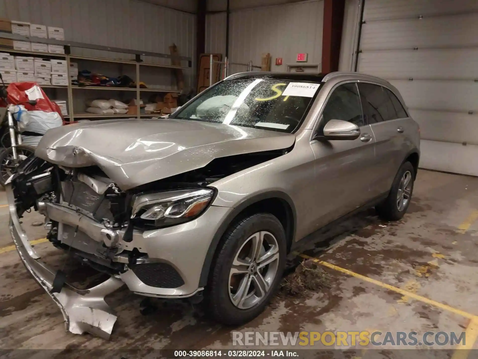 2 Photograph of a damaged car WDC0G4KB9KF671565 MERCEDES-BENZ GLC 300 2019