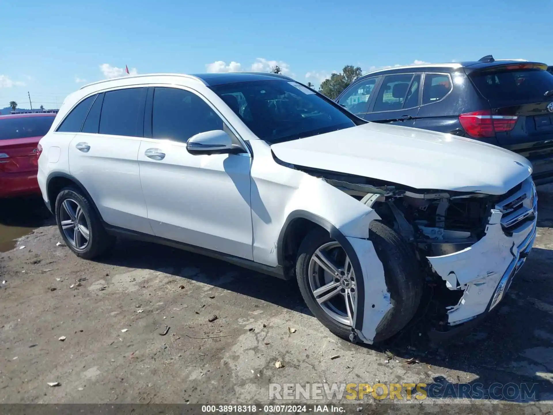 1 Photograph of a damaged car W1N0G8DB8MV322702 MERCEDES-BENZ GLC 300 2021