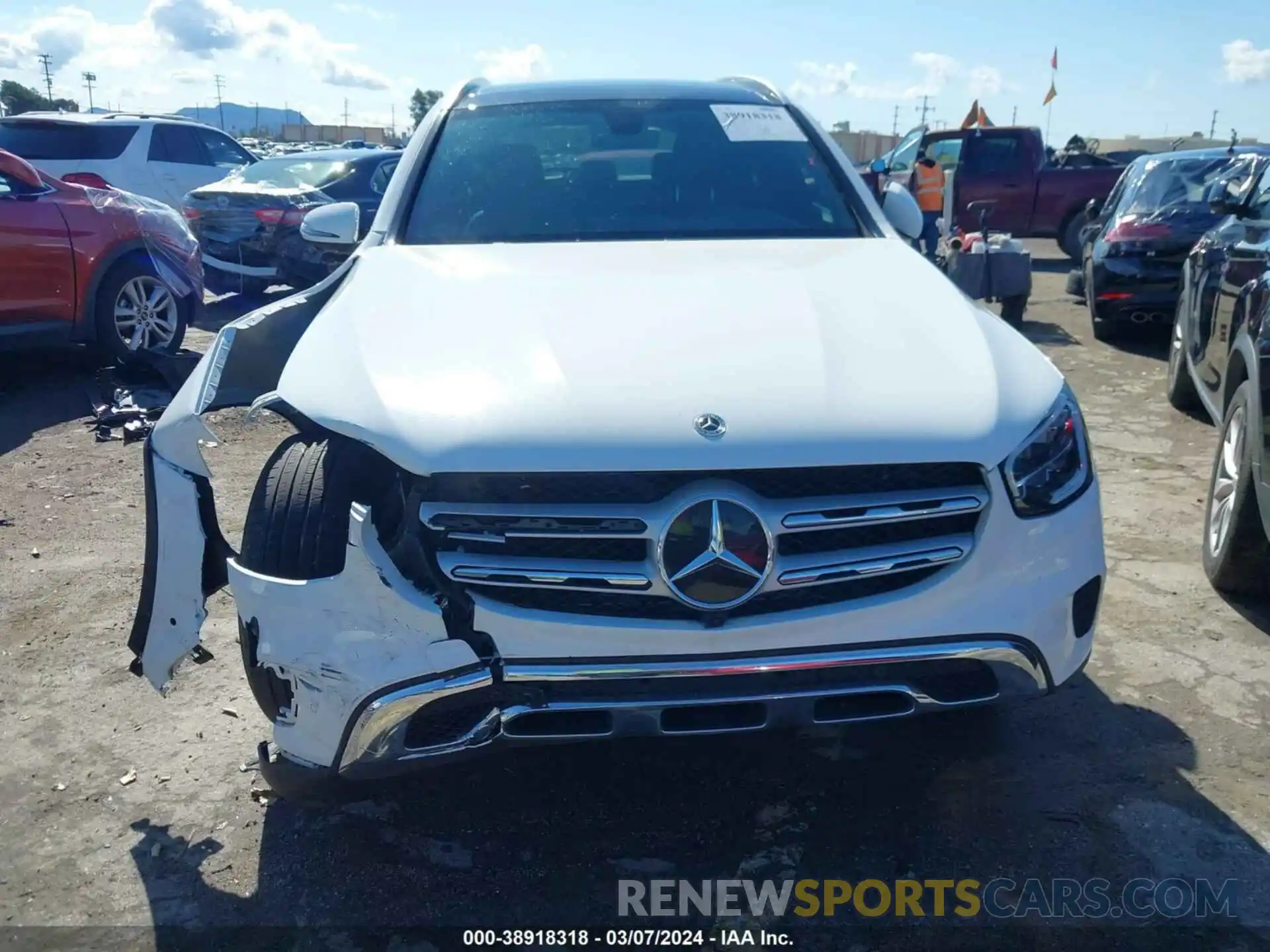 12 Фотография поврежденного автомобиля W1N0G8DB8MV322702 MERCEDES-BENZ GLC 300 2021