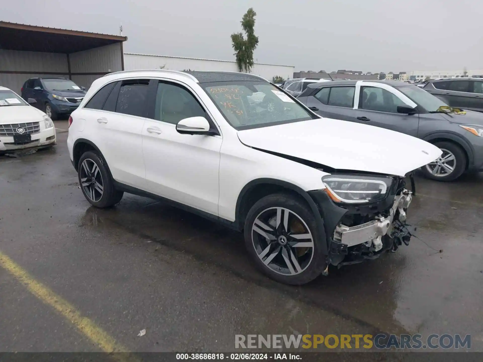 1 Фотография поврежденного автомобиля W1N0G8DB9MV267631 MERCEDES-BENZ GLC 300 2021